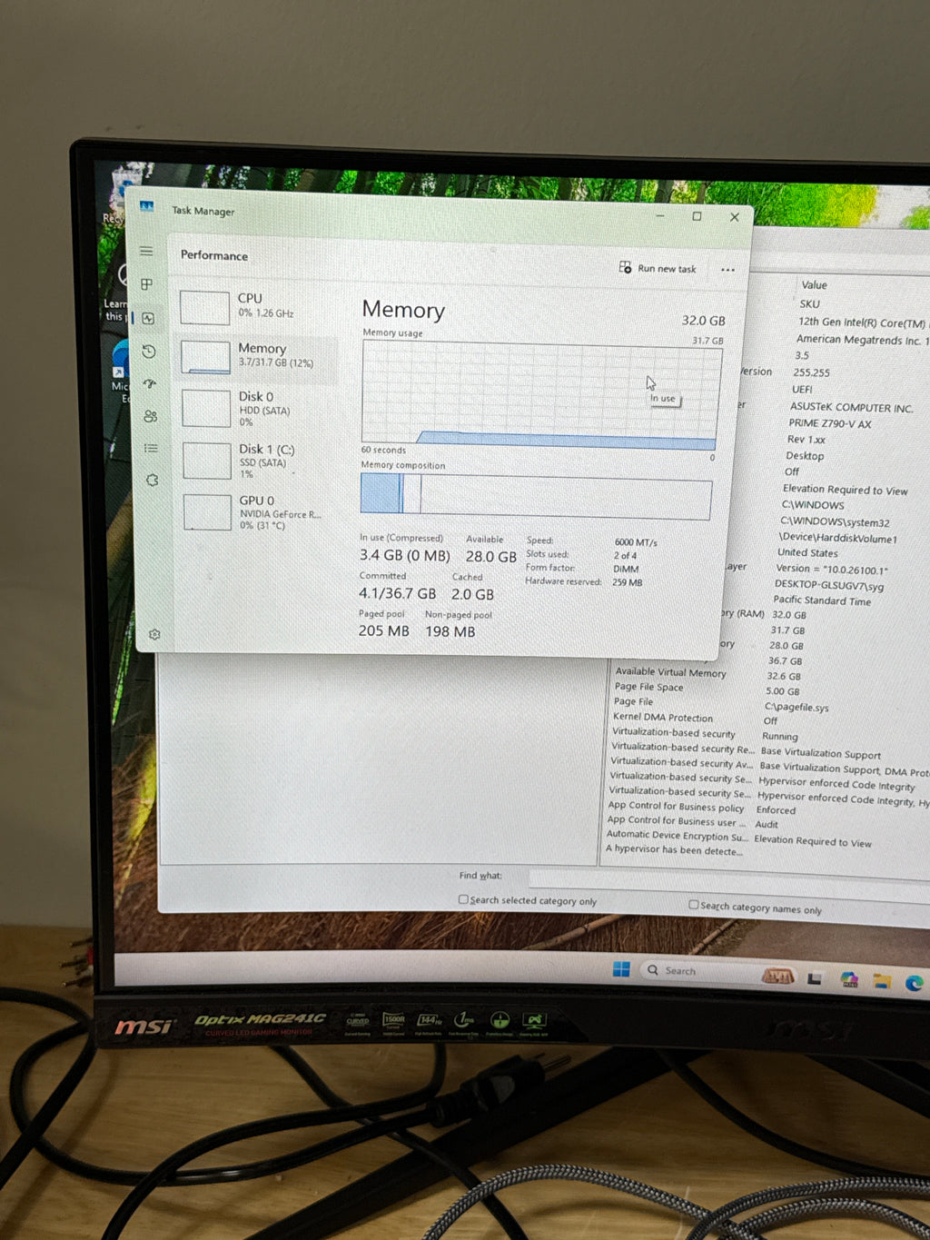 Custom PC i9-12900K 32GB RAM 1TB HDD + 120GB SSD RTX 3060 Ti