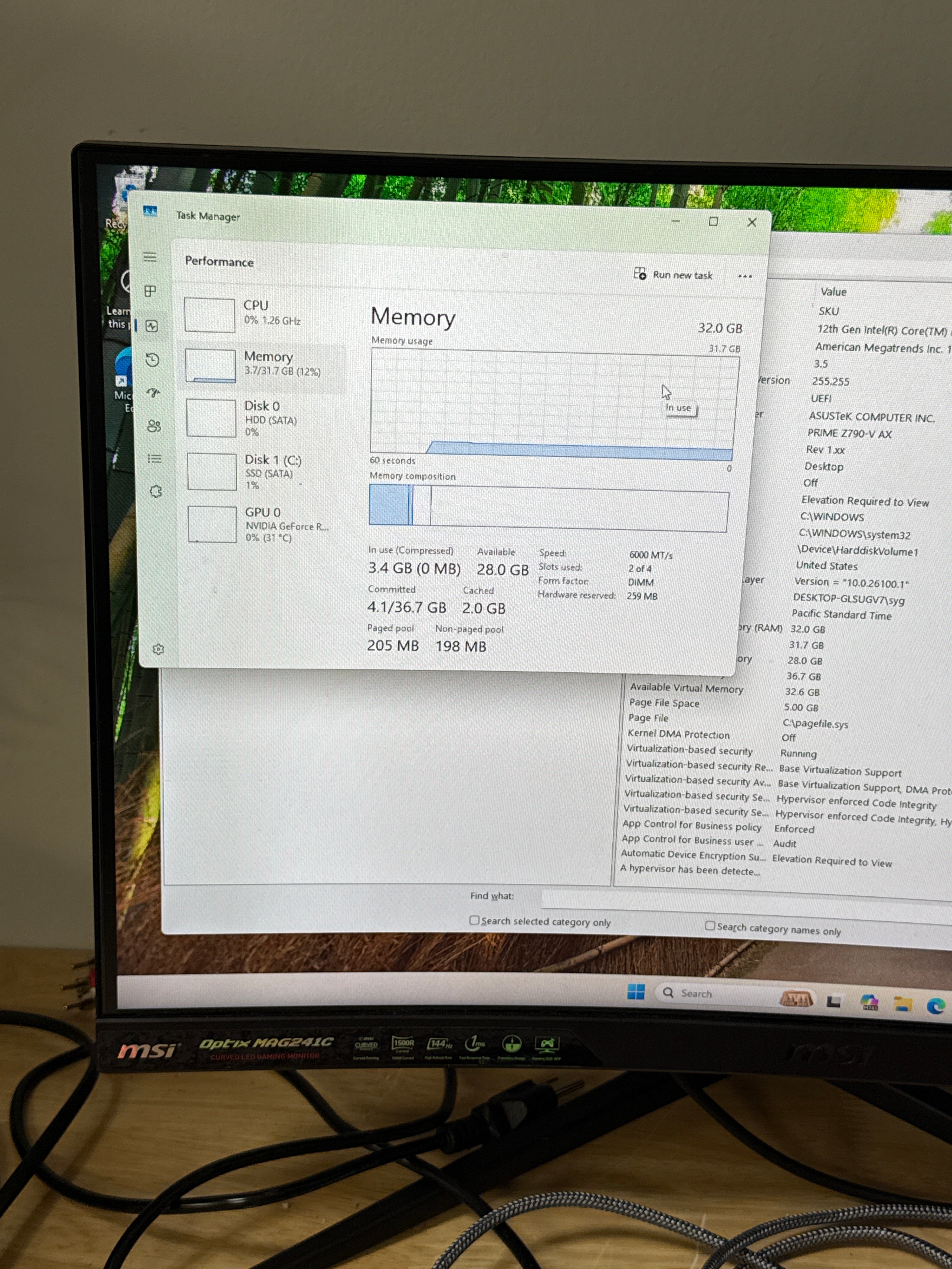 Custom PC i9-12900K 32GB RAM 1TB HDD + 120GB SSD RTX 3060 Ti