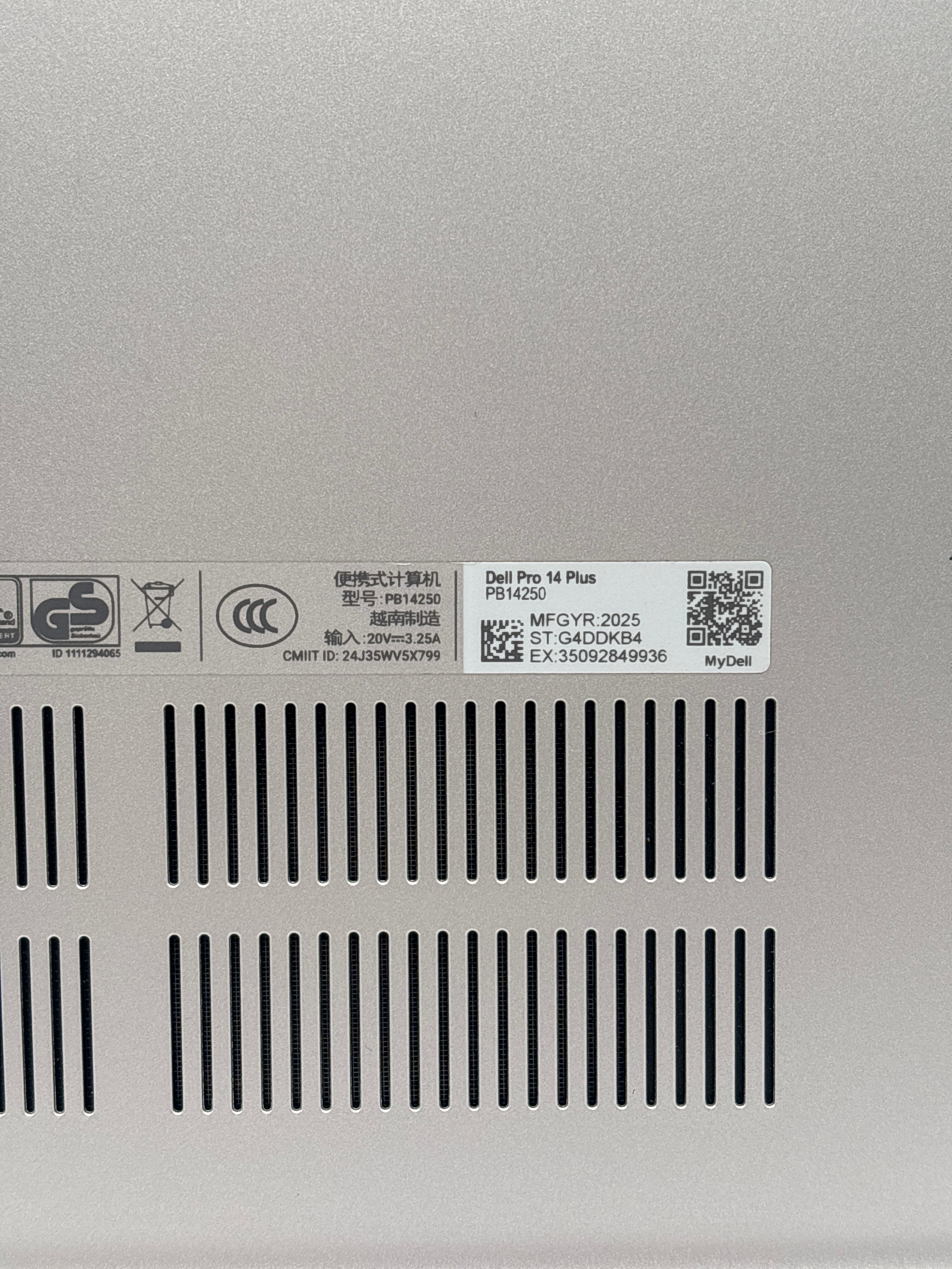 Dell Pro 14 Plus PB14250 Ultra 7 265U 32GB RAM 512GB SSD - Warranty