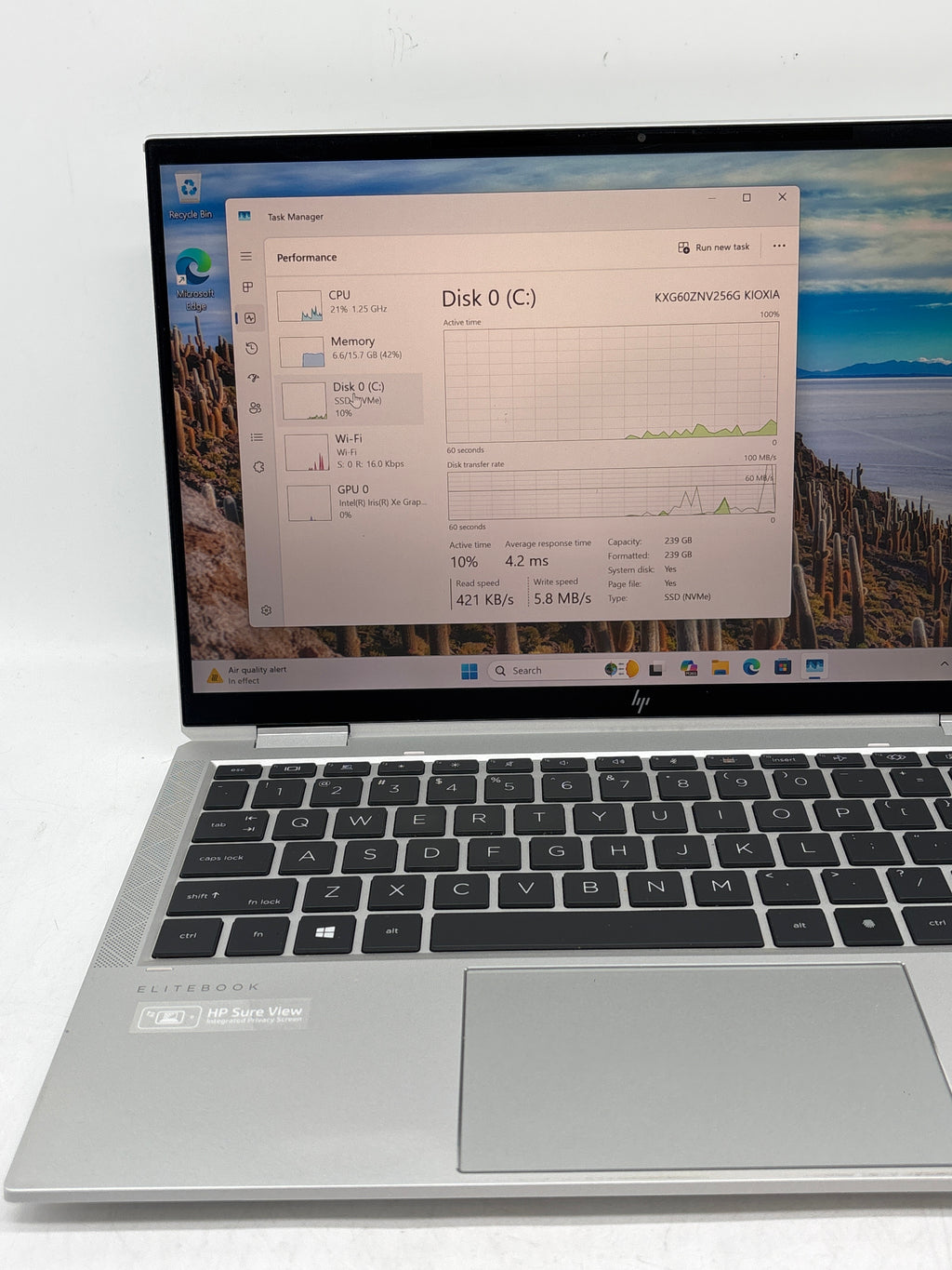 HP EliteBook x360 1040 G8 14" Core i7-1185G7 16GB RAM 512GB SSD - Used