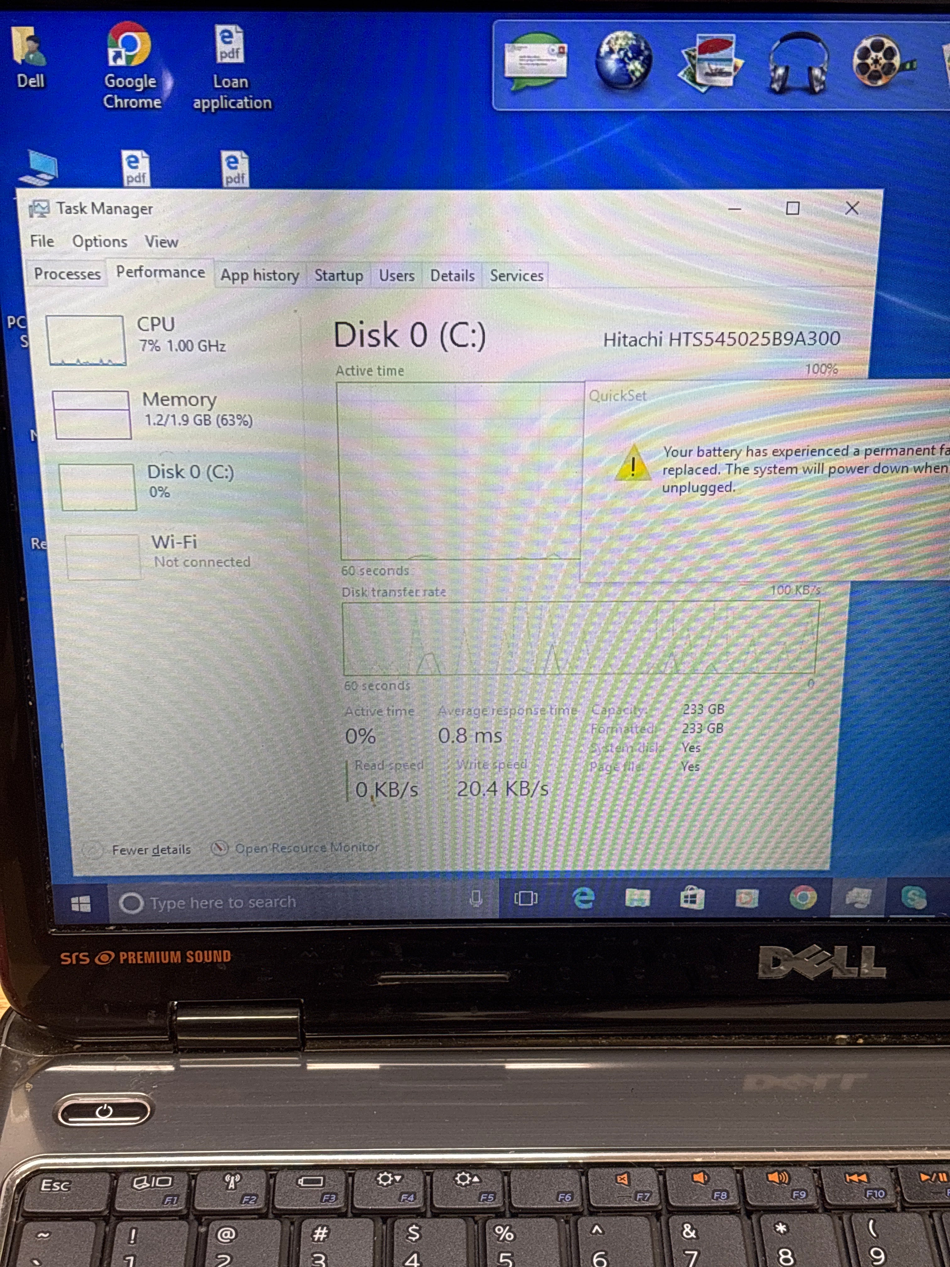 Dell Inspiron N5010 Pentium P6100 2GB RAM 256GB Storage - For Parts (Read DESC)
