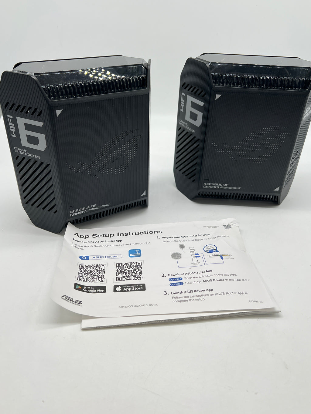 ASUS ROG Rapture GT6 AX10000 Black Tri-Band Gaming Router - Used
