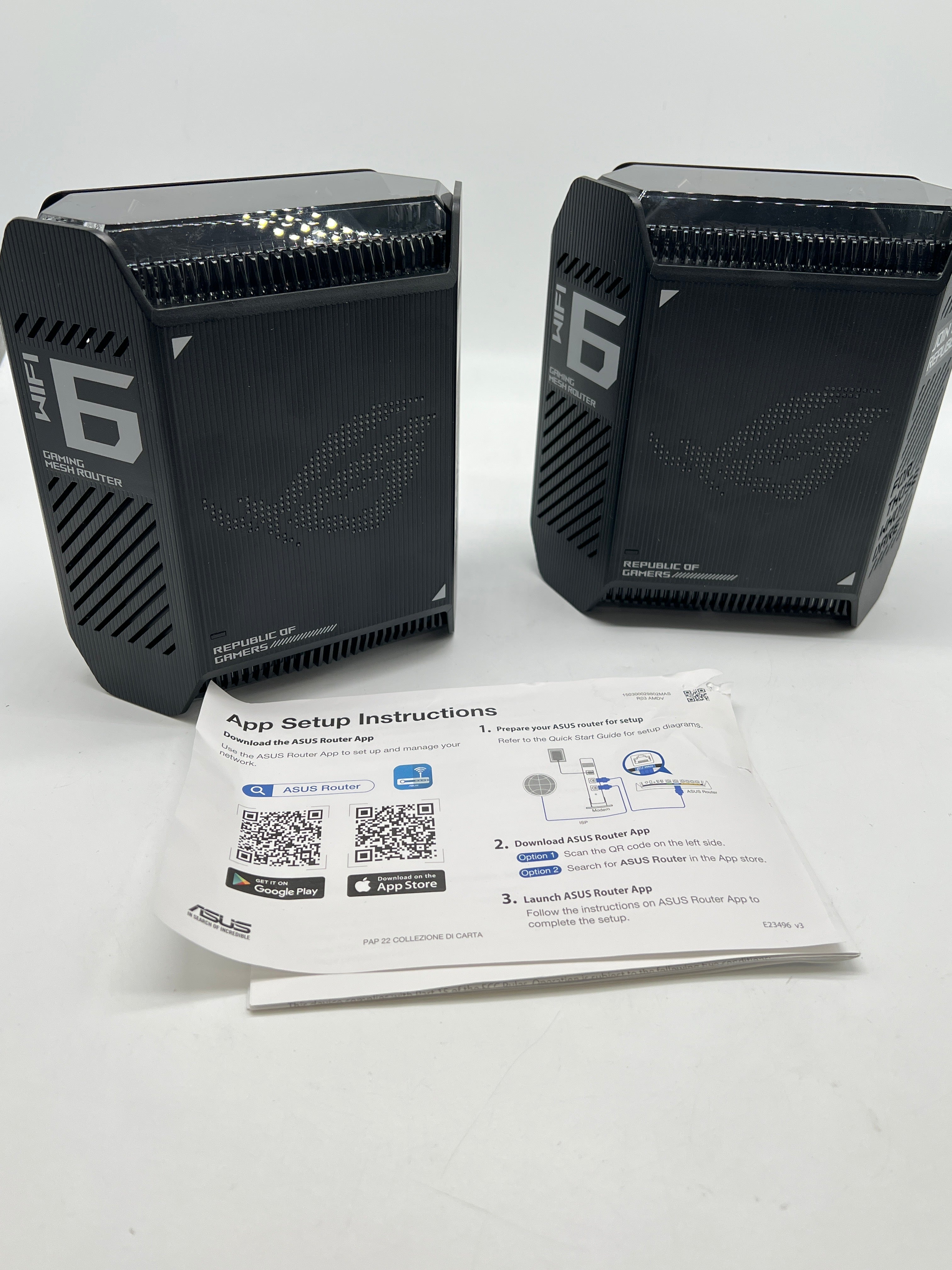 ASUS ROG Rapture GT6 AX10000 Black Tri-Band Gaming Router - Used