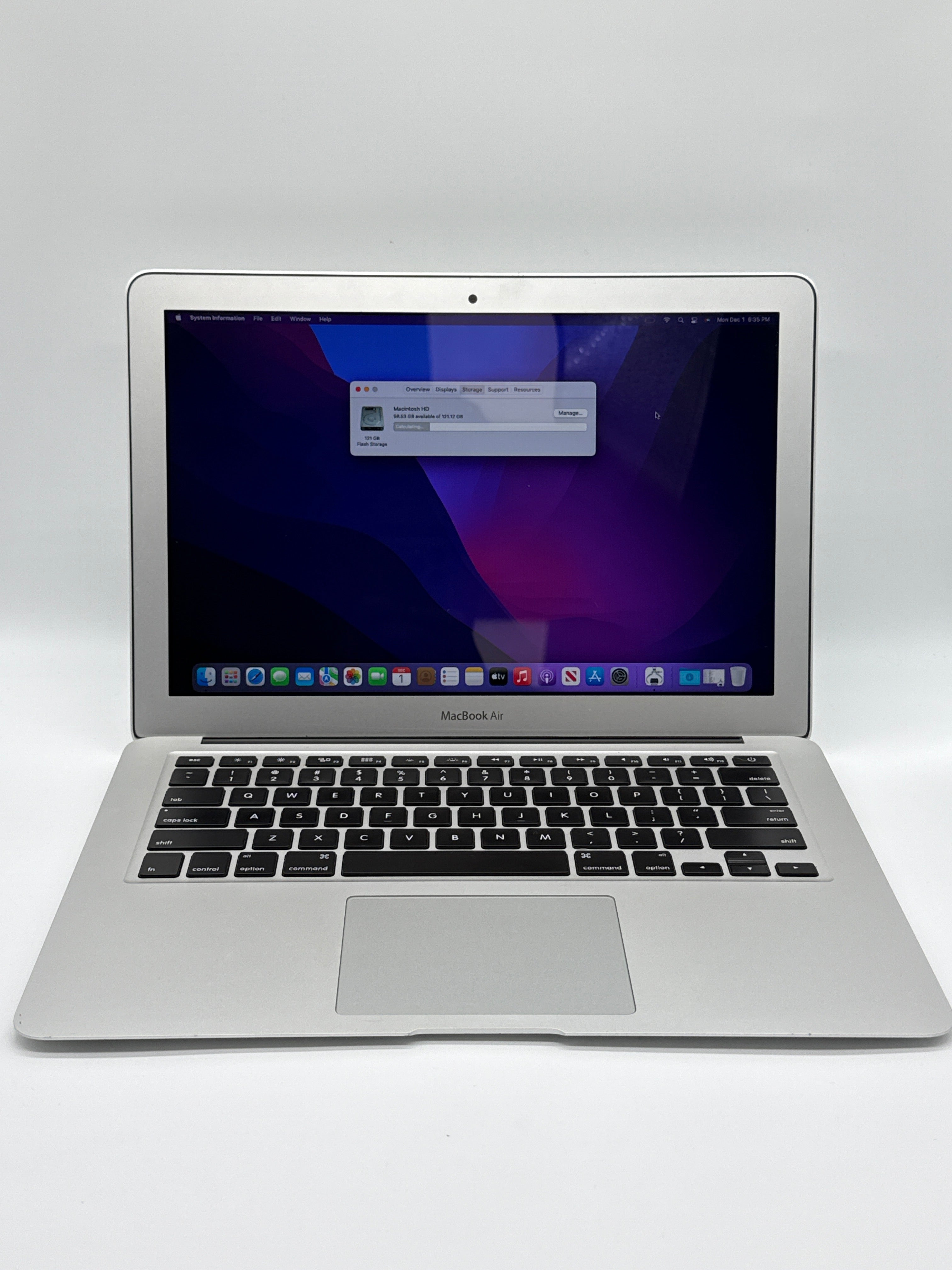 Apple MacBook Air 13" A1466 2017 Intel i5 8GB RAM 128GB SSD Silver
