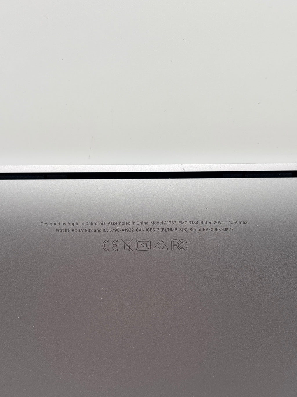 Apple MacBook Air 13" A1932 i5 8GB RAM 128GB SSD