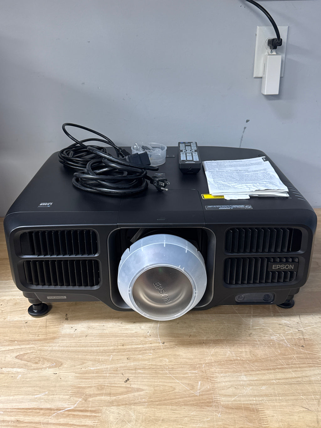 Epson Pro L1495U 9000-Lumen Laser 4K Enhancement Projector Black - Used