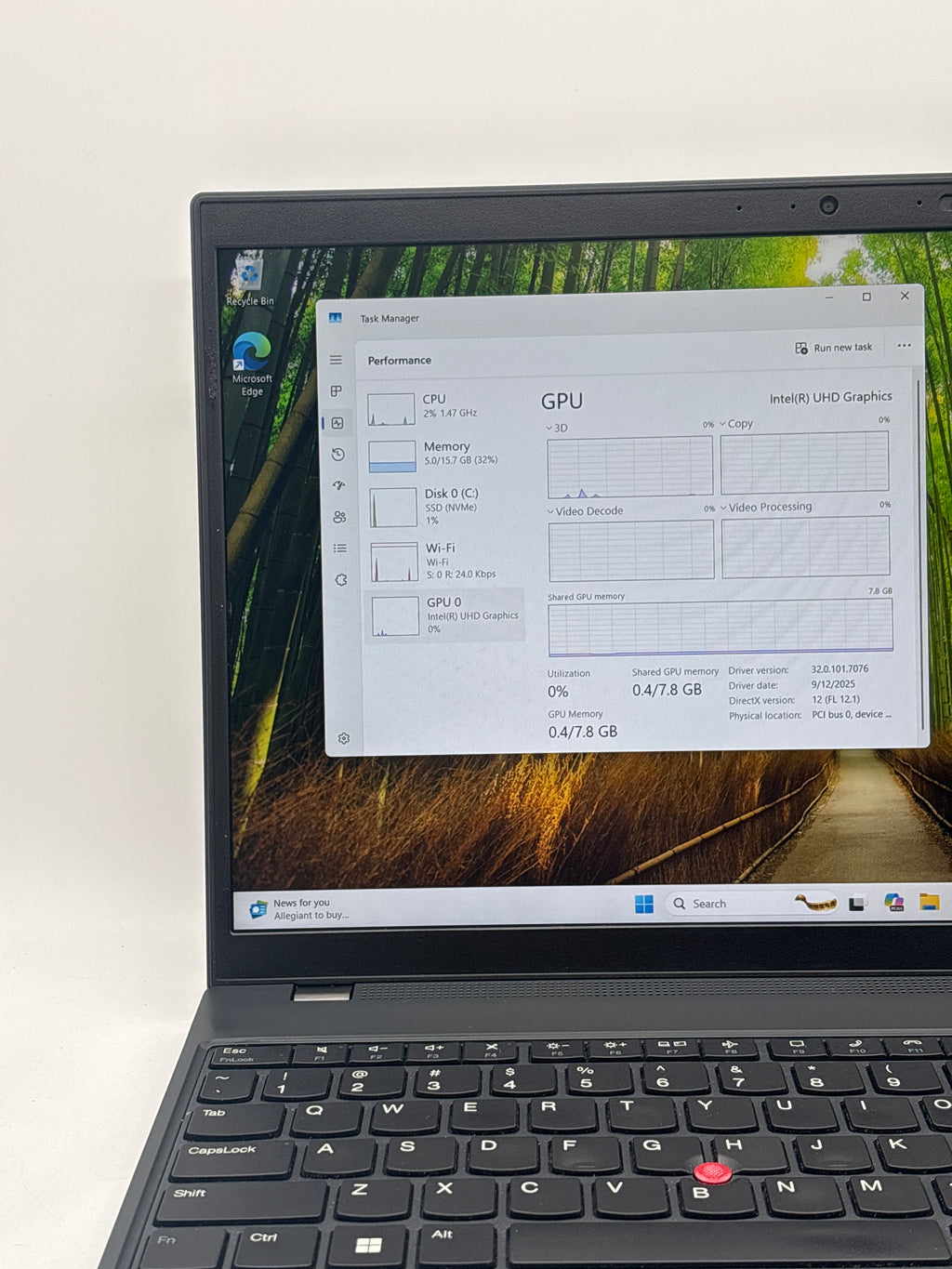 Lenovo ThinkPad L15 Gen 4 i7-1365U 32GB RAM 1TB SSD