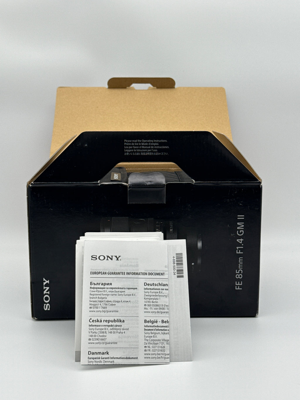 Sony FE 85mm f/1.4 GM II SEL85F14GM2 Portrait Prime Sony E Mount - New