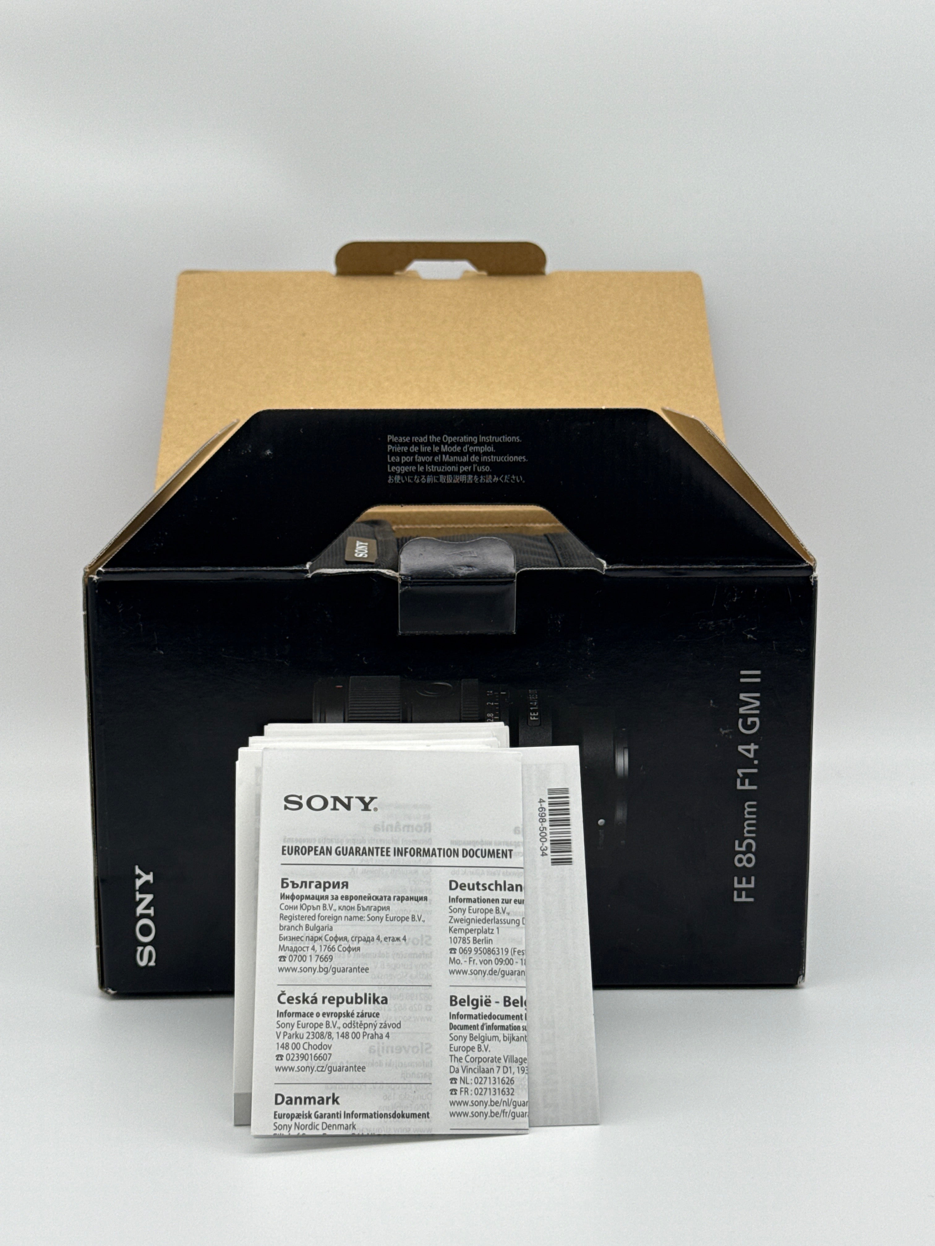 Sony FE 85mm f/1.4 GM II SEL85F14GM2 Portrait Prime Sony E Mount - New