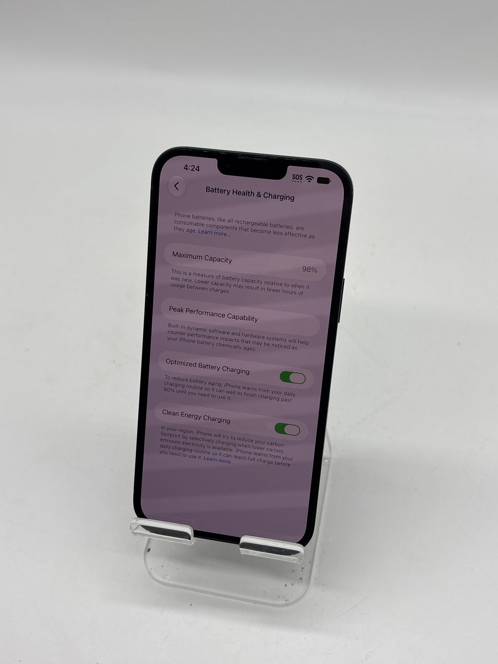 Apple iPhone 14 Plus 128GB Midnight Compatible with ATT Read