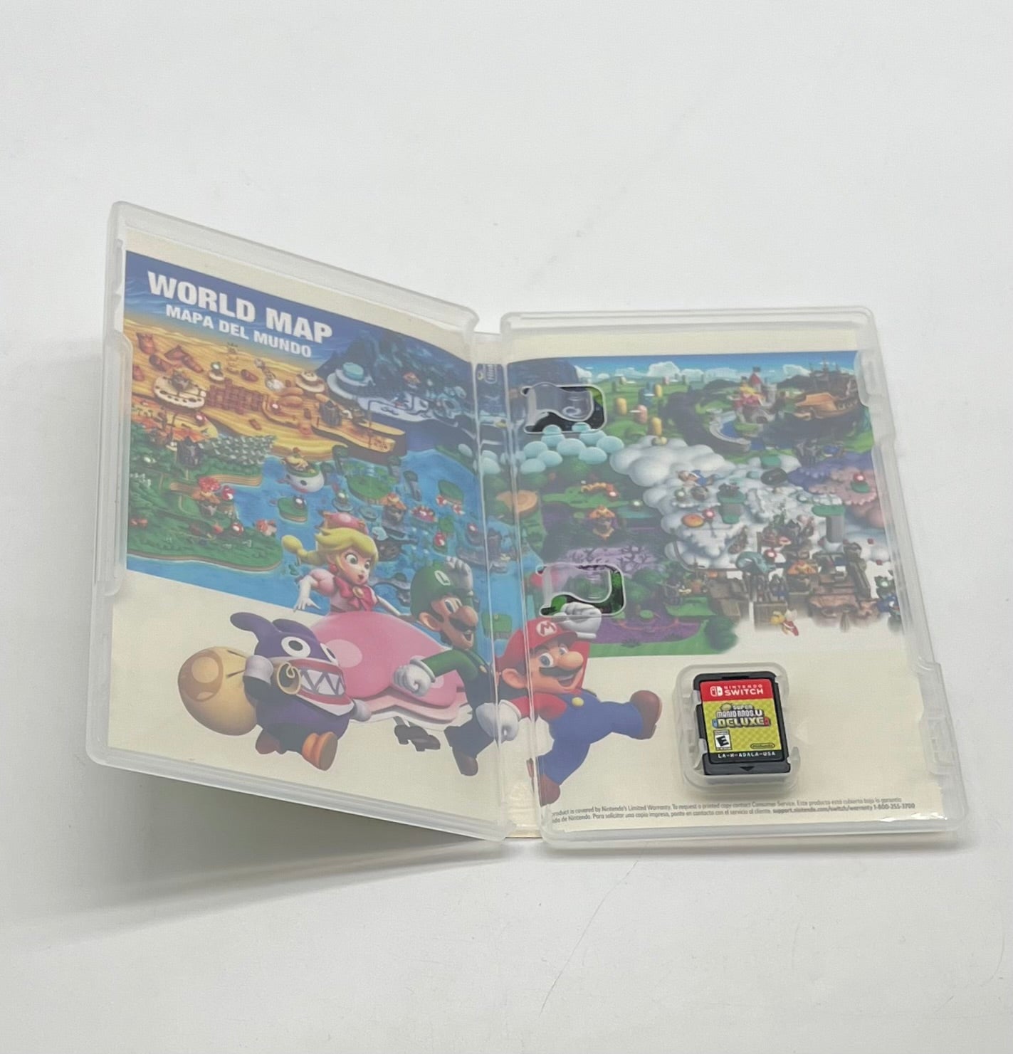 Super Mario Bros U Deluxe PAL Nintendo Switch Game with Box - Used