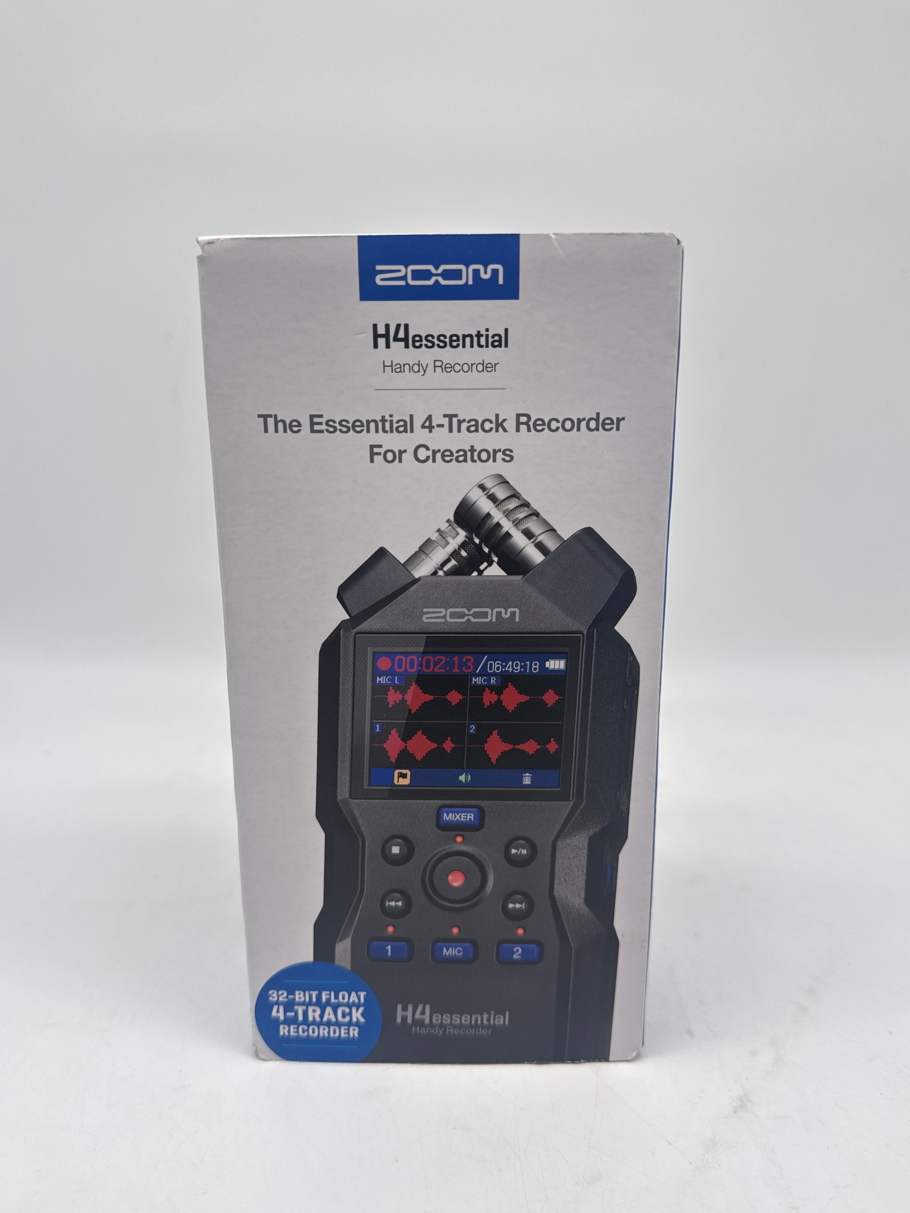 Zoom H4essential Handy Recorder New In Box Black W/Accessory pack APH-4e