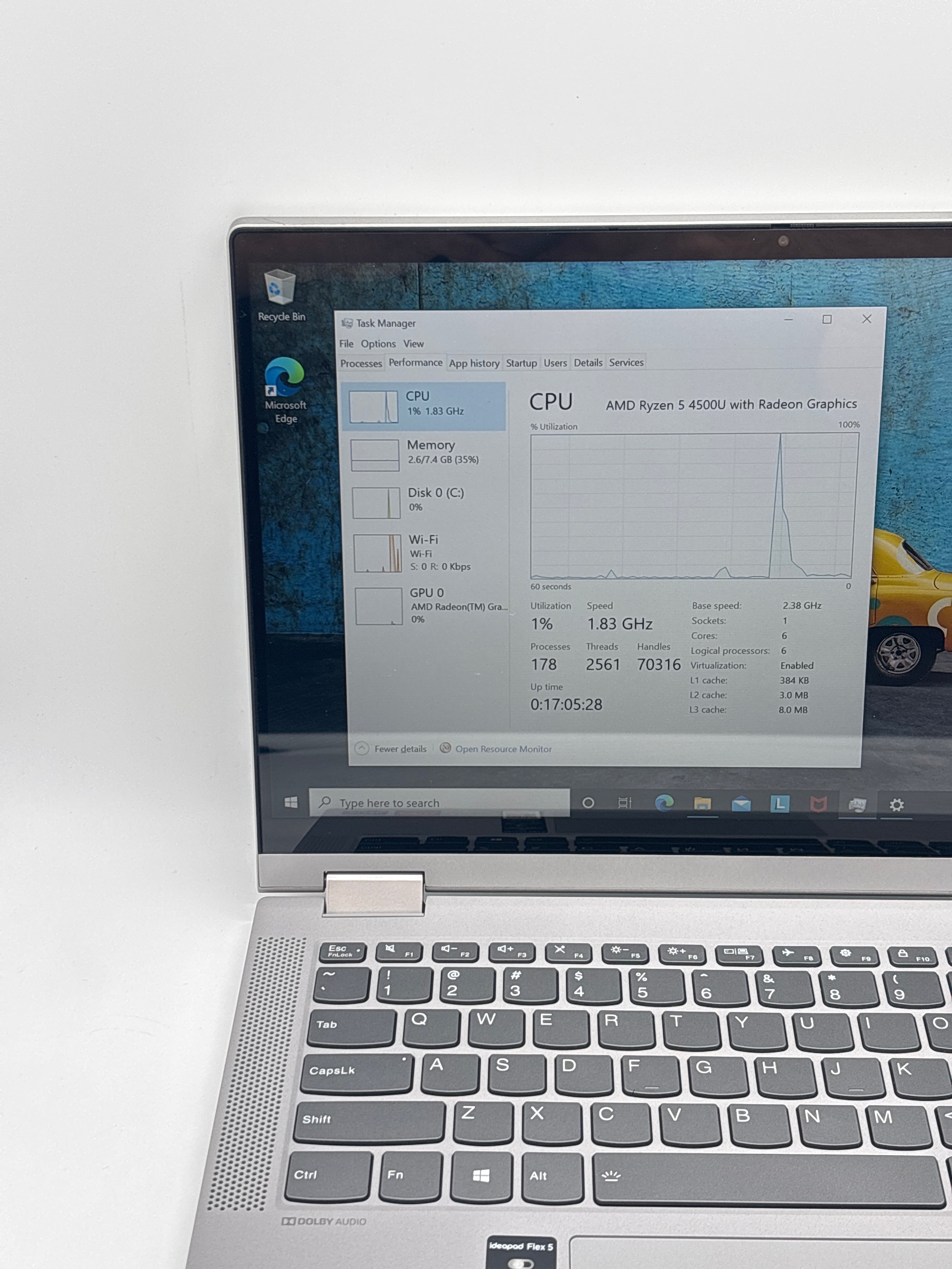 Lenovo Ideapad Flex 5 14ARE05 Ryzen 5 4500U 8GB RAM 256GB SSD