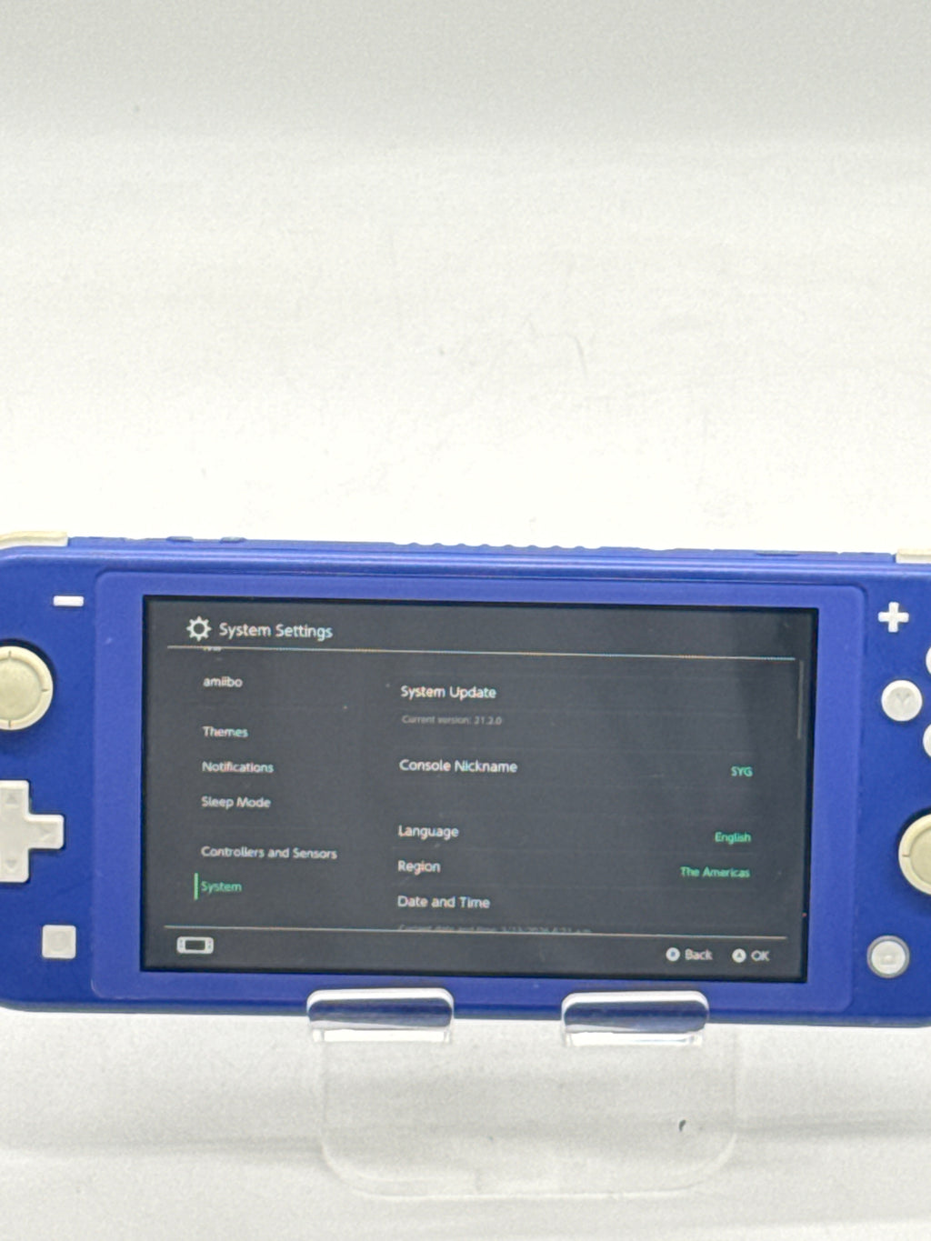 Nintendo Switch Lite (HDH-001) 2019 Blue - Used