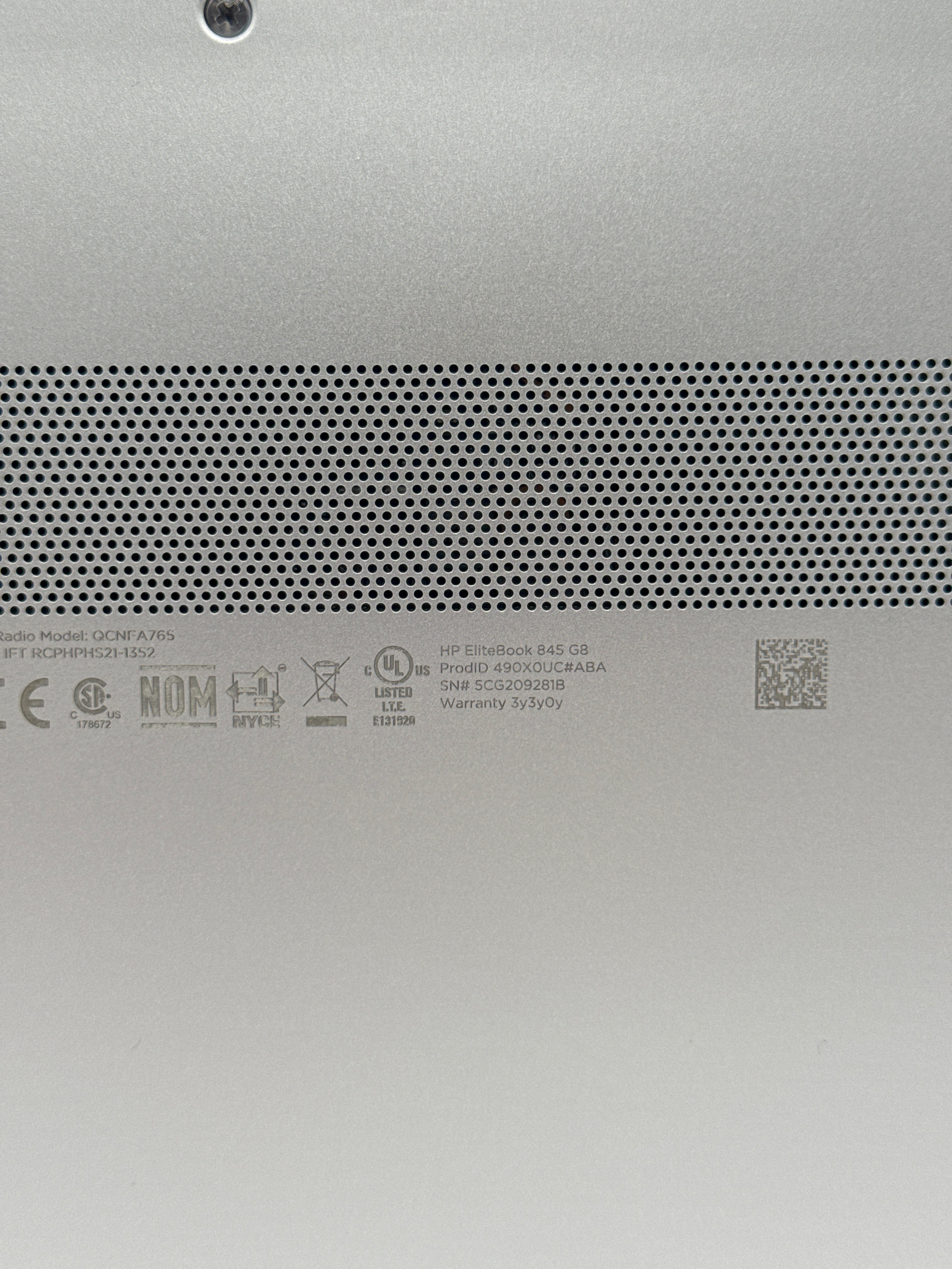 HP EliteBook 845 G8 Ryzen 5 Pro 5650U 16GB RAM 256GB SSD