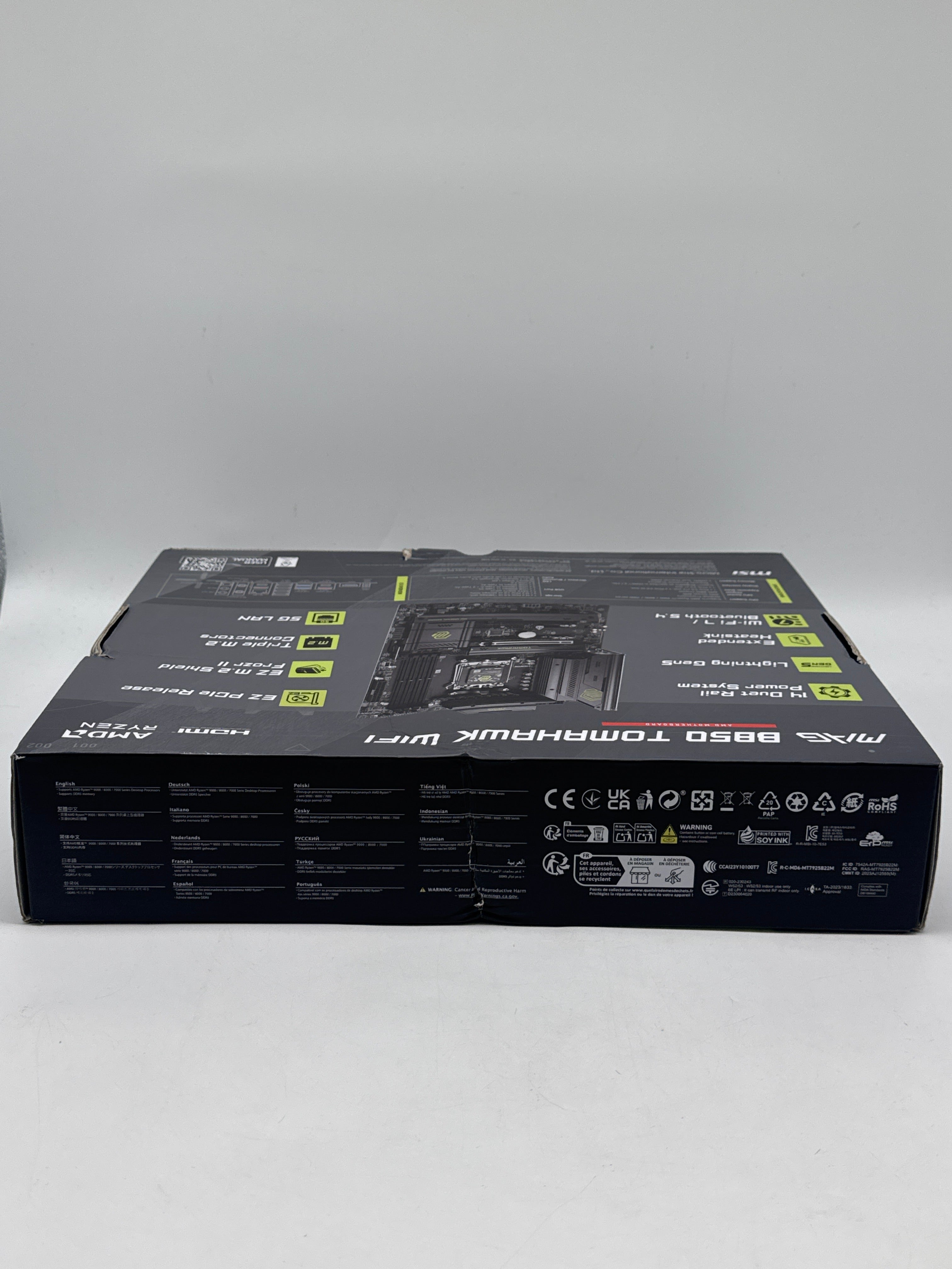 MSI MAG B850 Tomahawk Max WiFi ATX Motherboard DDR5 AMD - New Open Box