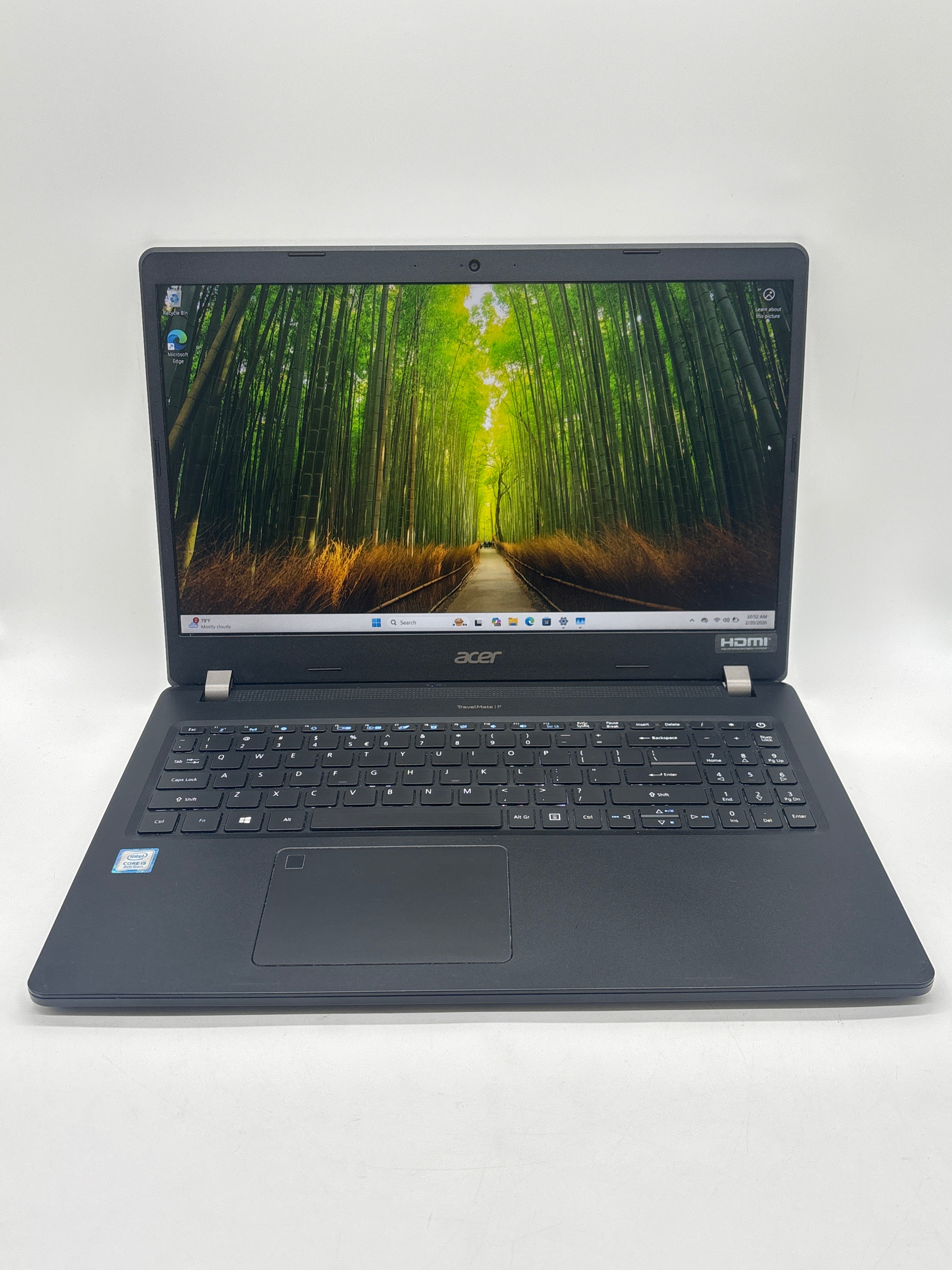 Acer TravelMate P215-51 i5-8250U 8GB RAM 256GB SSD - For Parts (Read DESC)