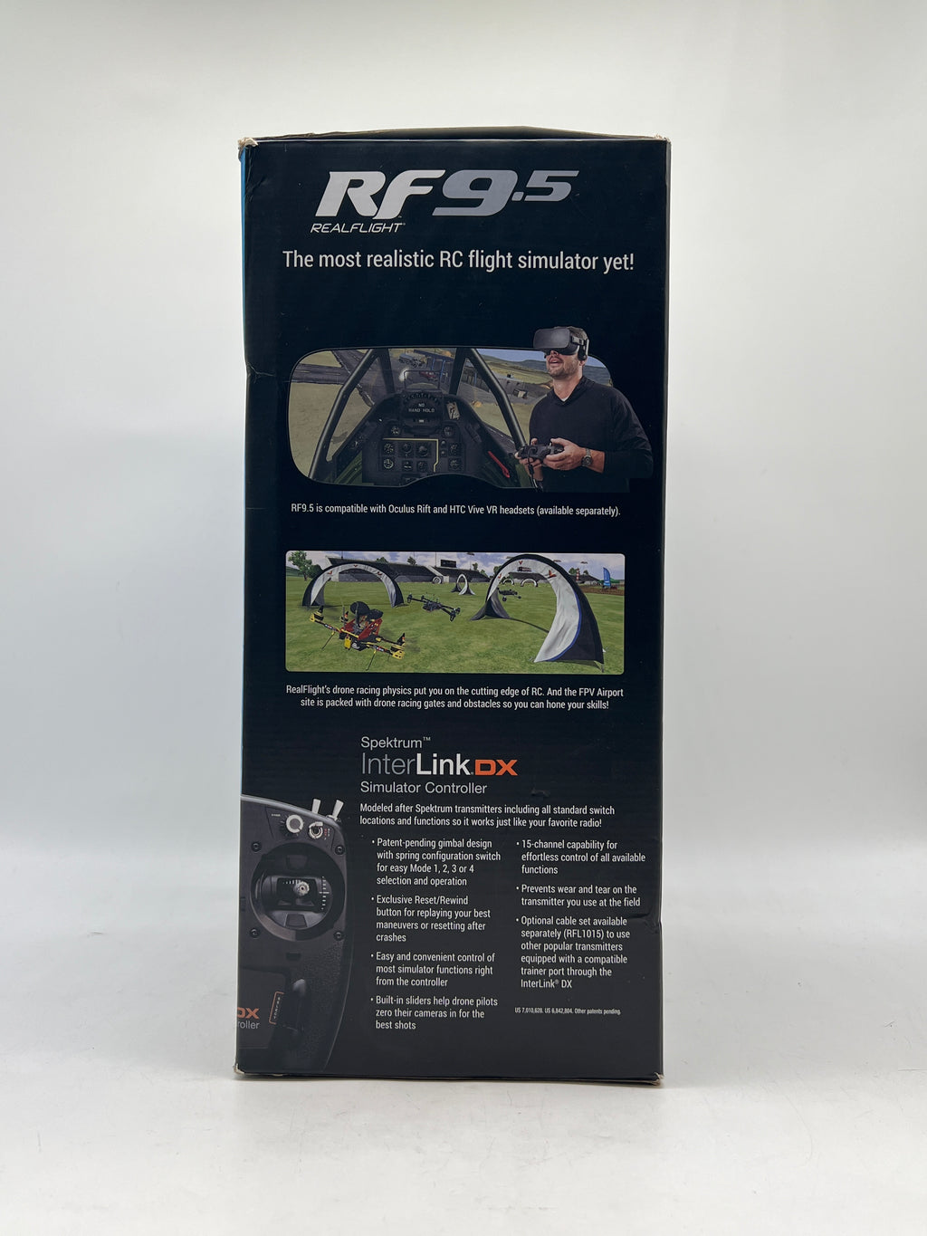 RealFlight RF 9.5 Flight Simulator with Spektrum Interlink-DX Controller