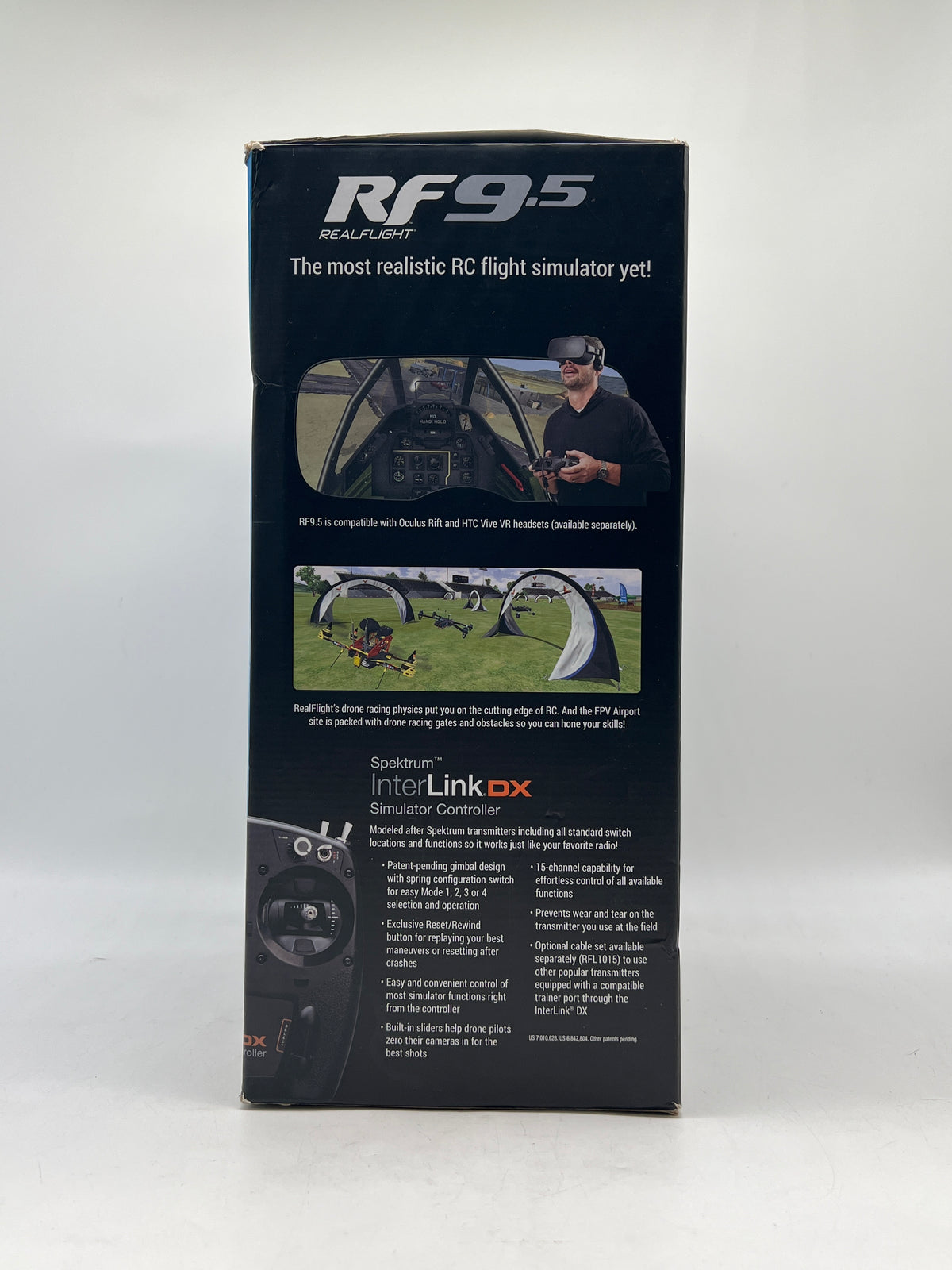 RealFlight RF 9.5 Flight Simulator with Spektrum Interlink-DX Controller