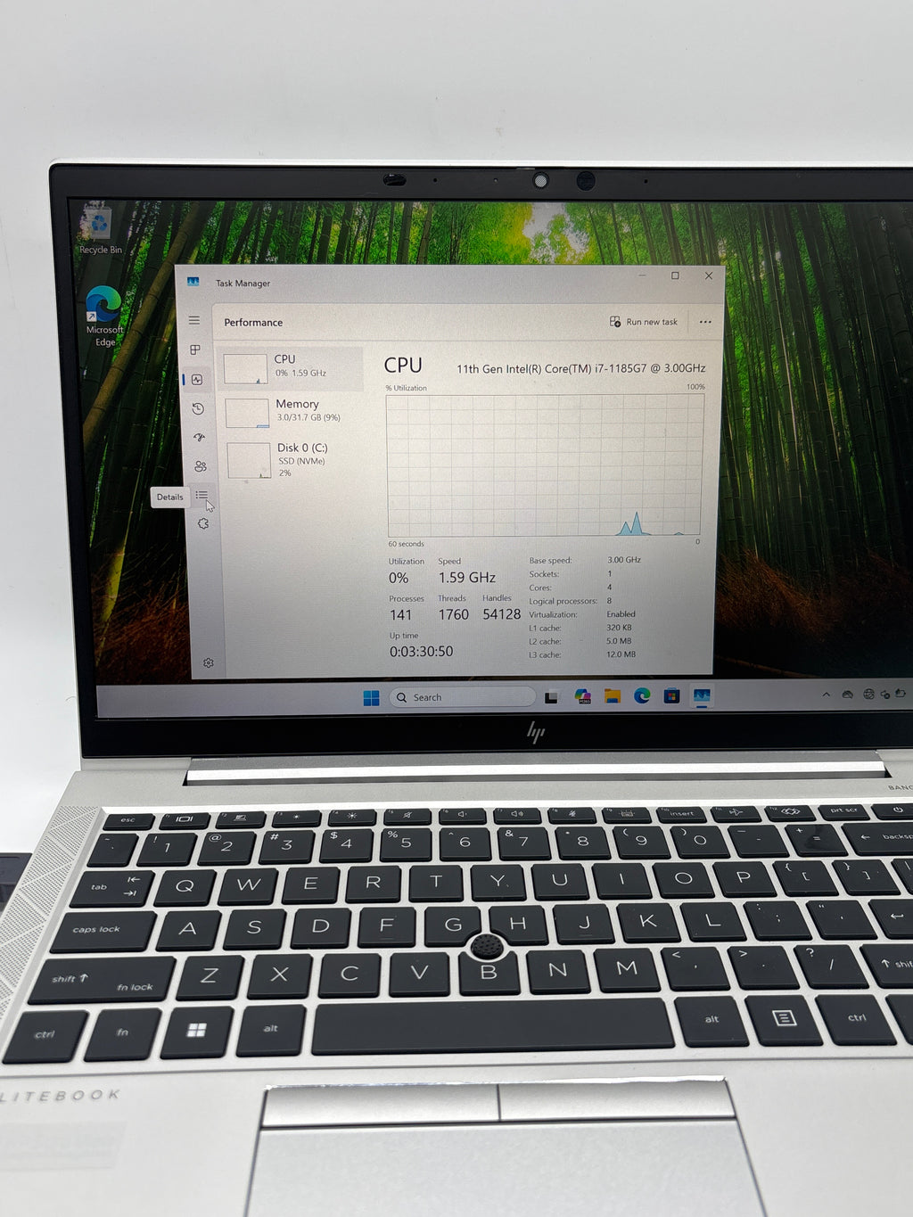 HP EliteBook 840 G8 i7-1185G7 32GB RAM 256GB SSD - For Parts (READ)