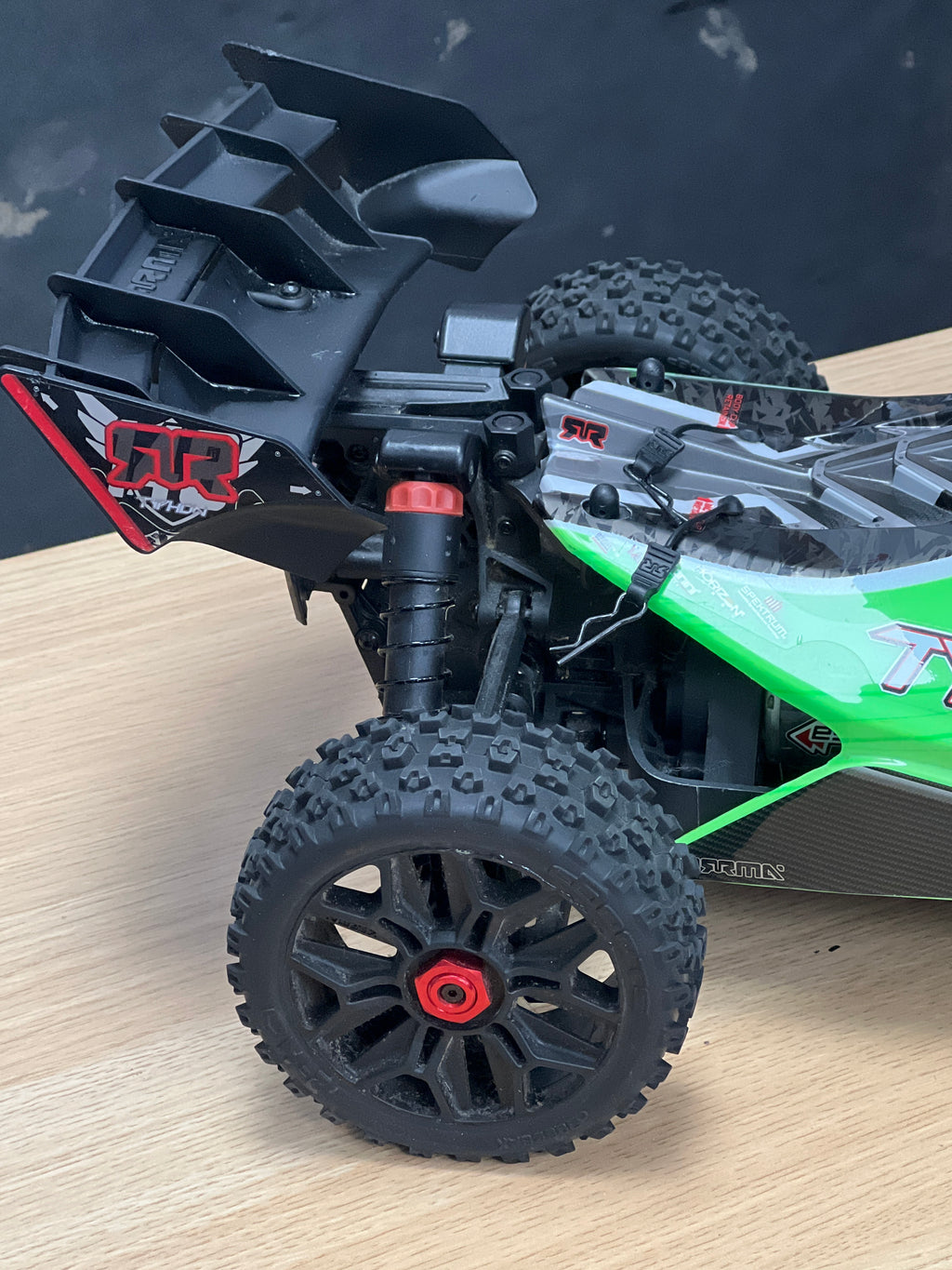 ARRMA Typhon Mega 665 RC Electric Buggy Green - Used