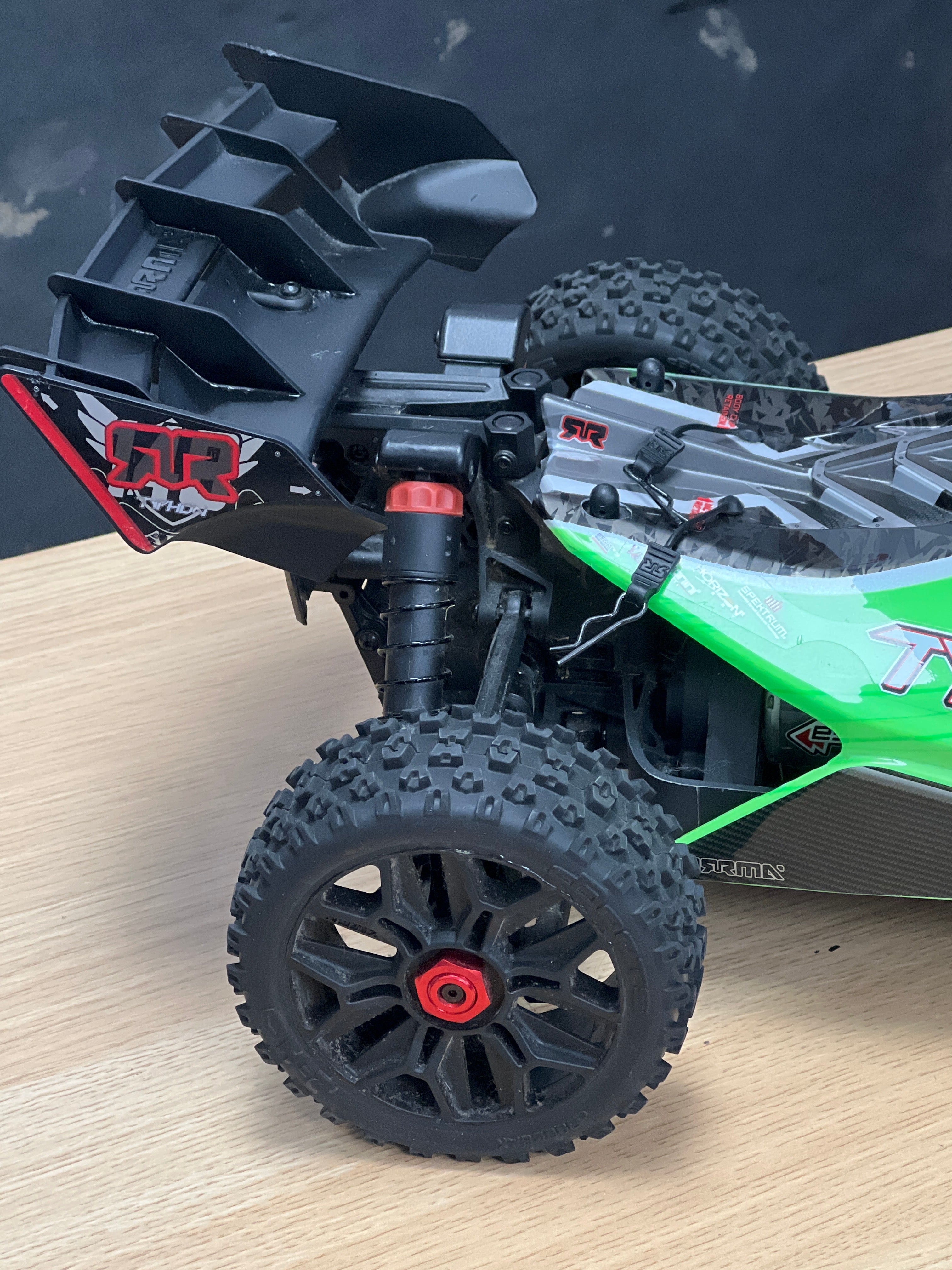 ARRMA Typhon Mega 665 RC Electric Buggy Green - Used