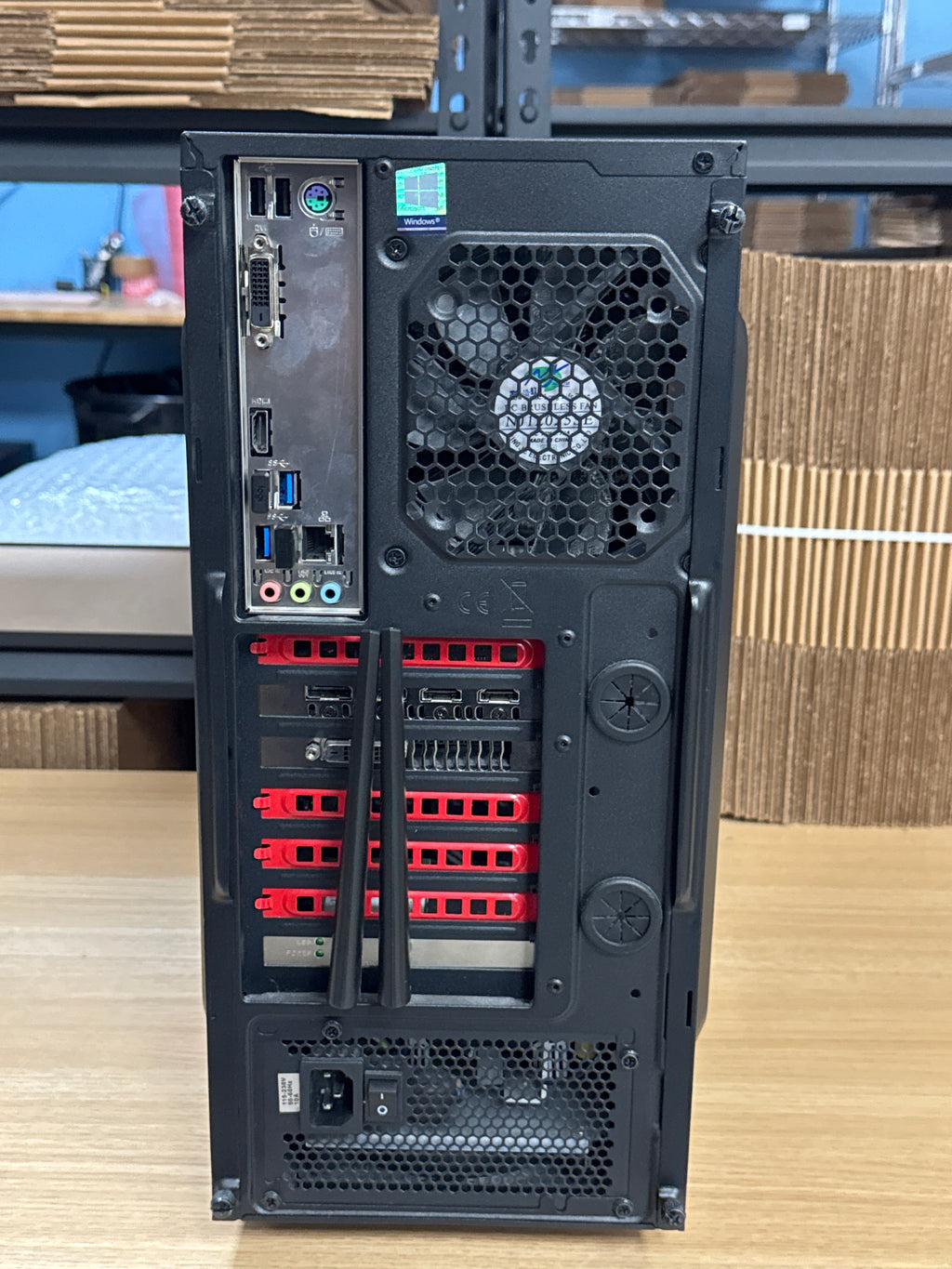 PowerSpec Custom Desktop Intel i7-8700K 32GB RAM 512GB SSD GTX 1070 Ti - Used