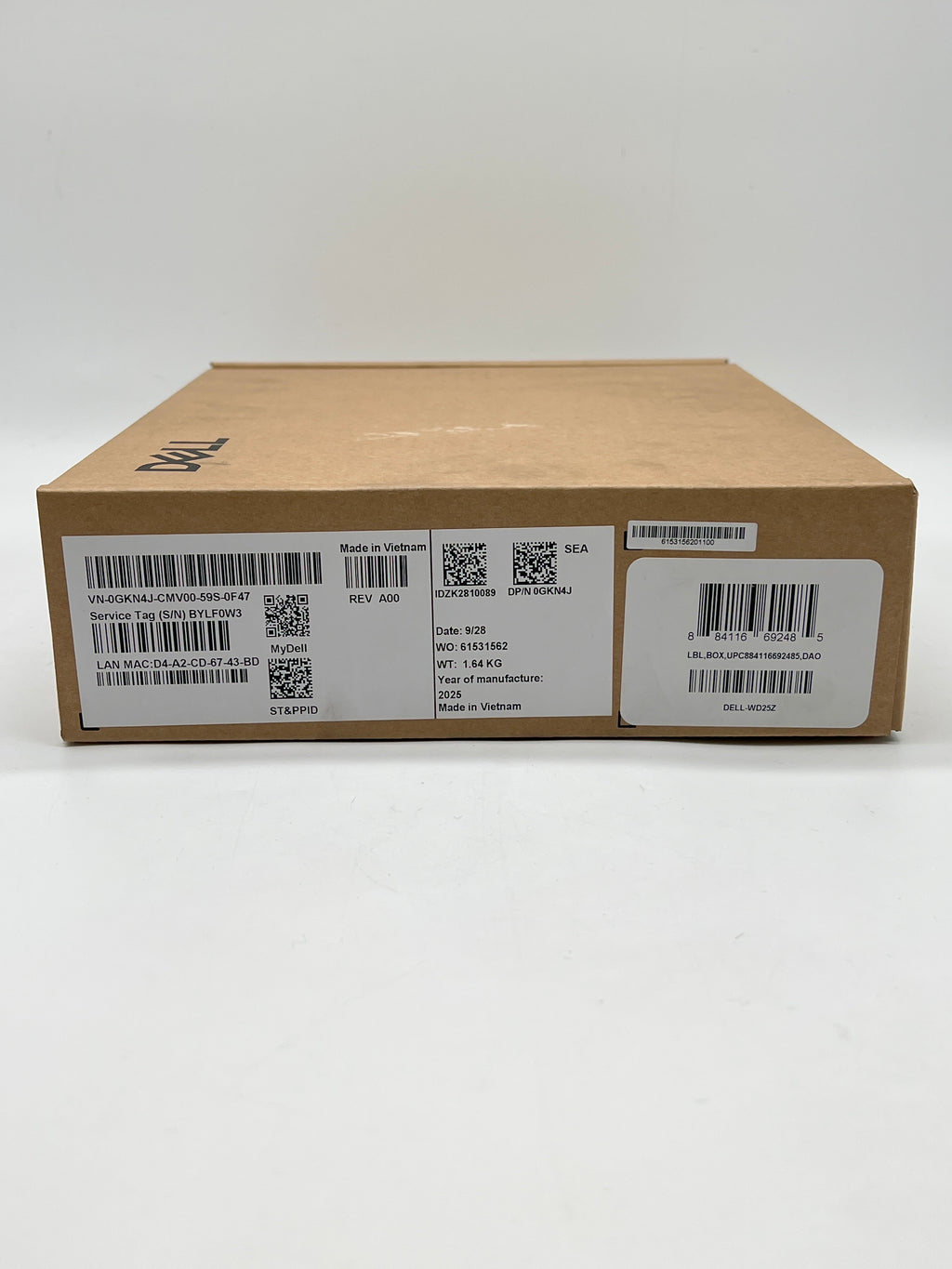Dell Pro Dock WD25Z Docking Station - New In Box