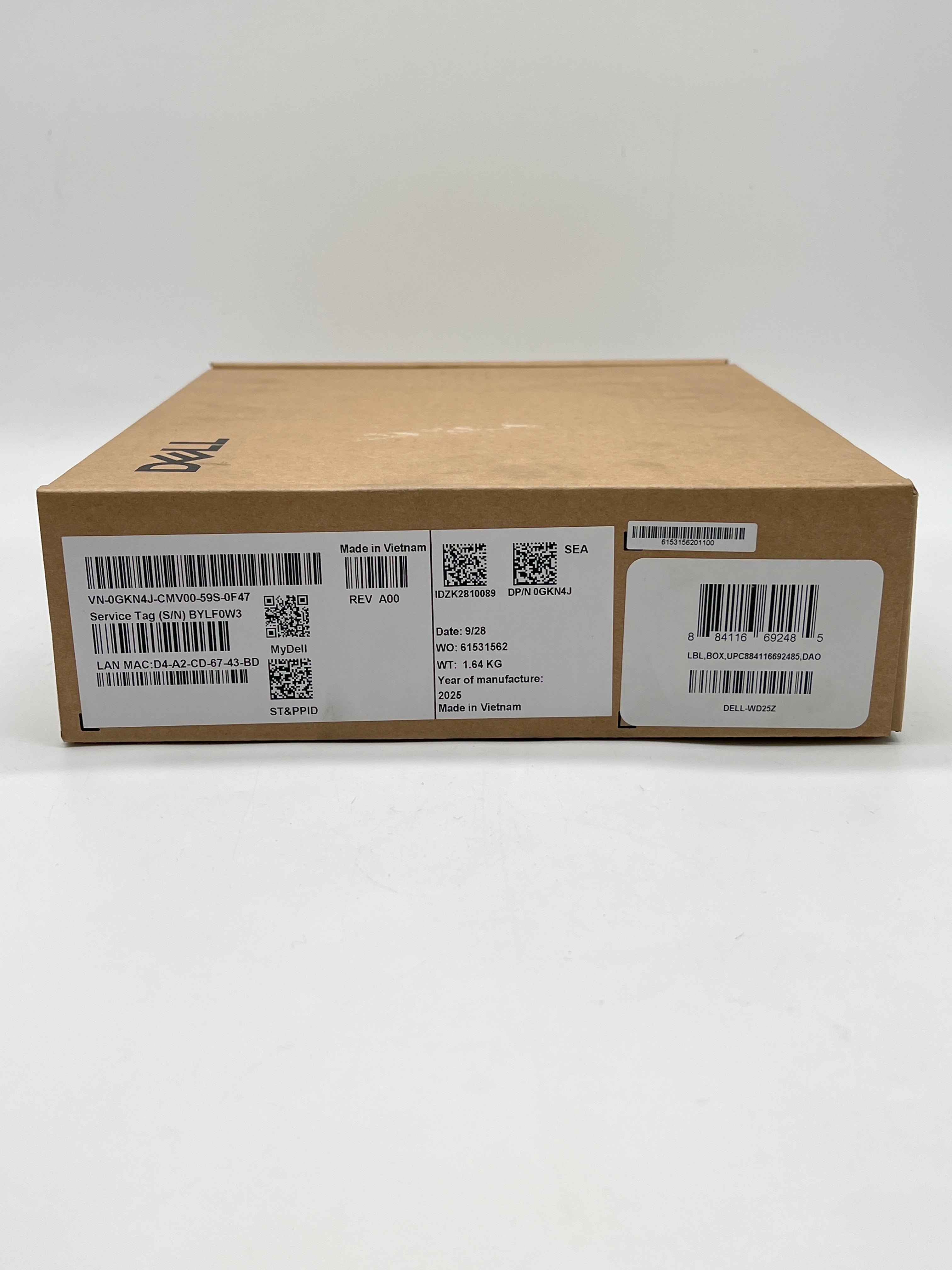 Dell Pro Dock WD25Z Docking Station - New In Box
