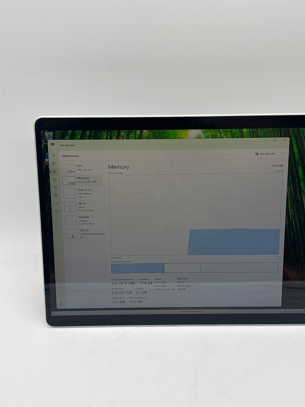 Microsoft Surface Pro 8 1982 i5-1145G7 16GB RAM 256GB