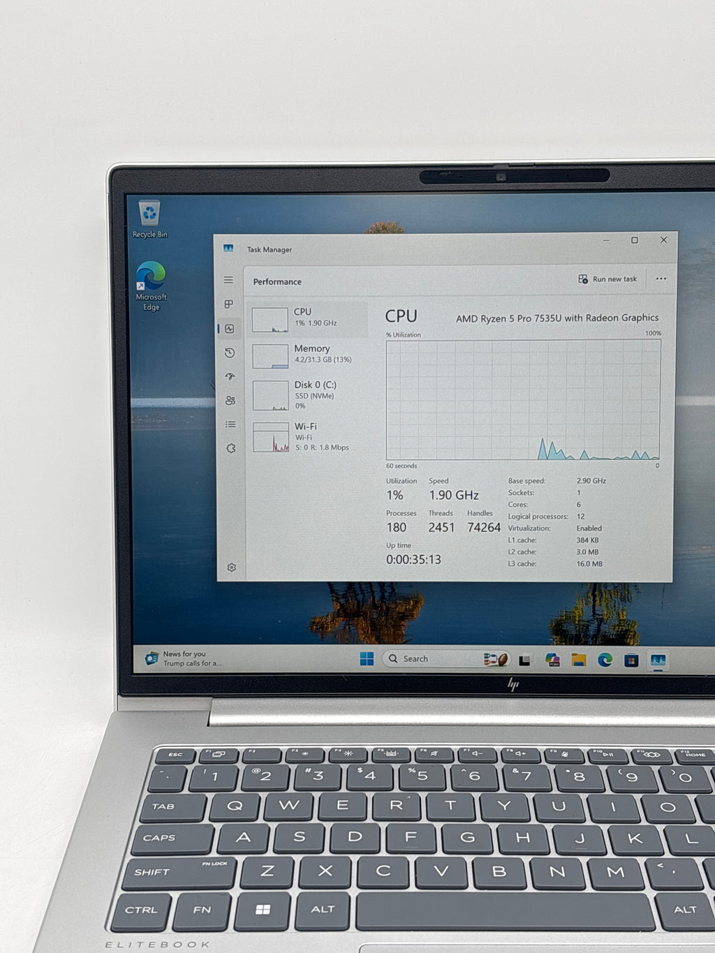 HP EliteBook 645 G11 AMD Ryzen 5 PRO 32GB RAM 256GB SSD