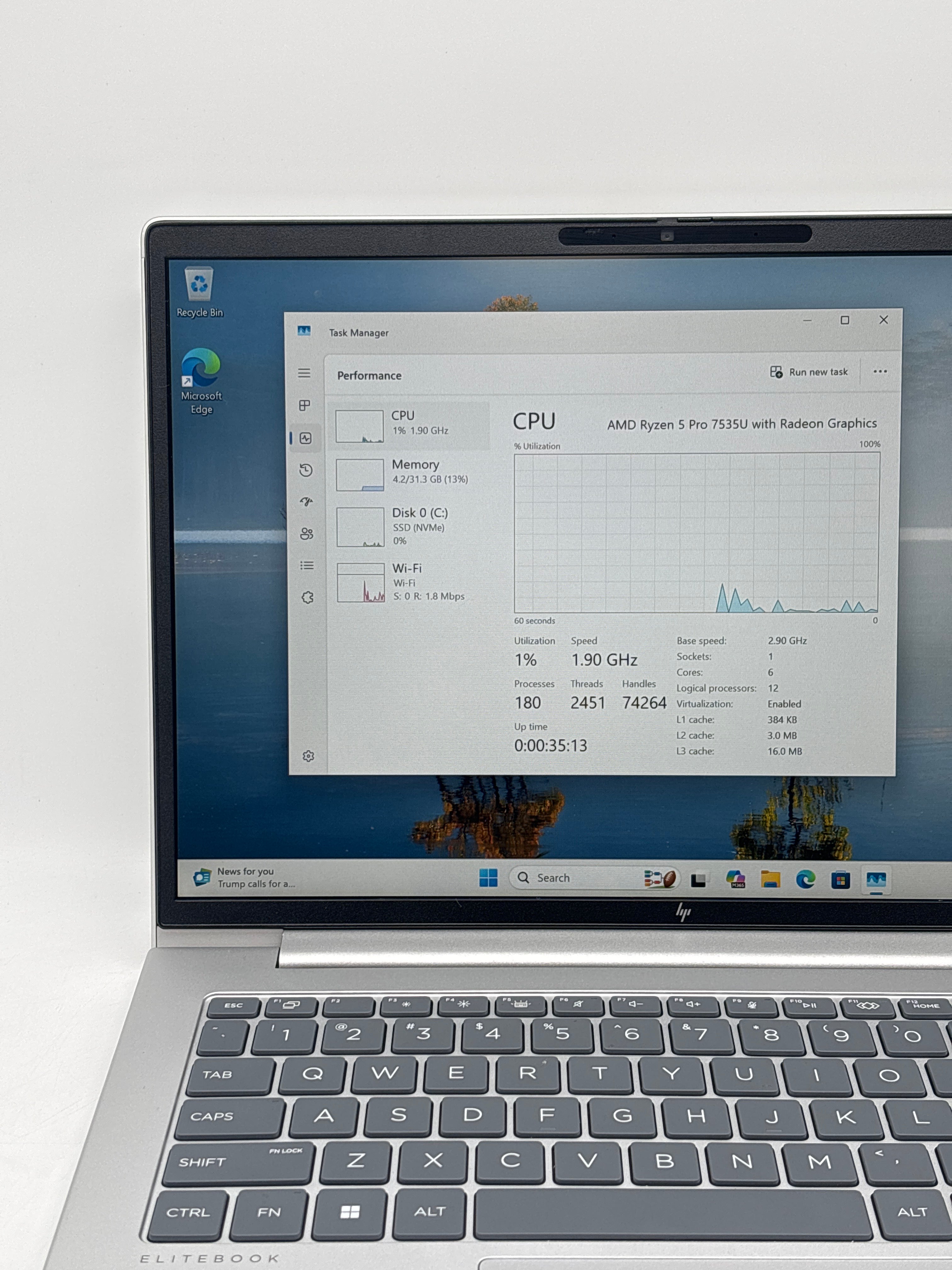 HP EliteBook 645 G11 AMD Ryzen 5 PRO 32GB RAM 256GB SSD