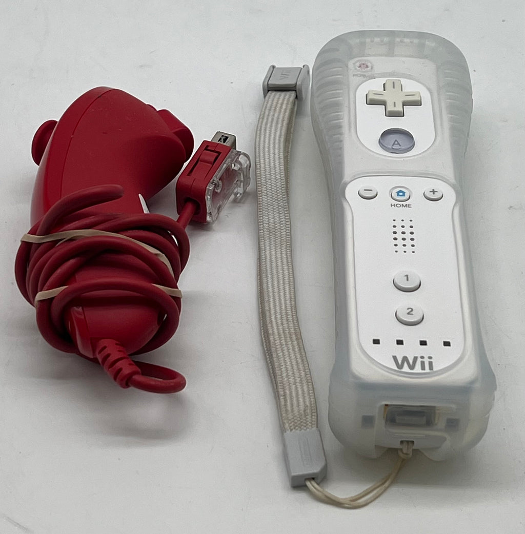 Nintendo Wii (RVL-001) 2010 Video Game System Red - Used