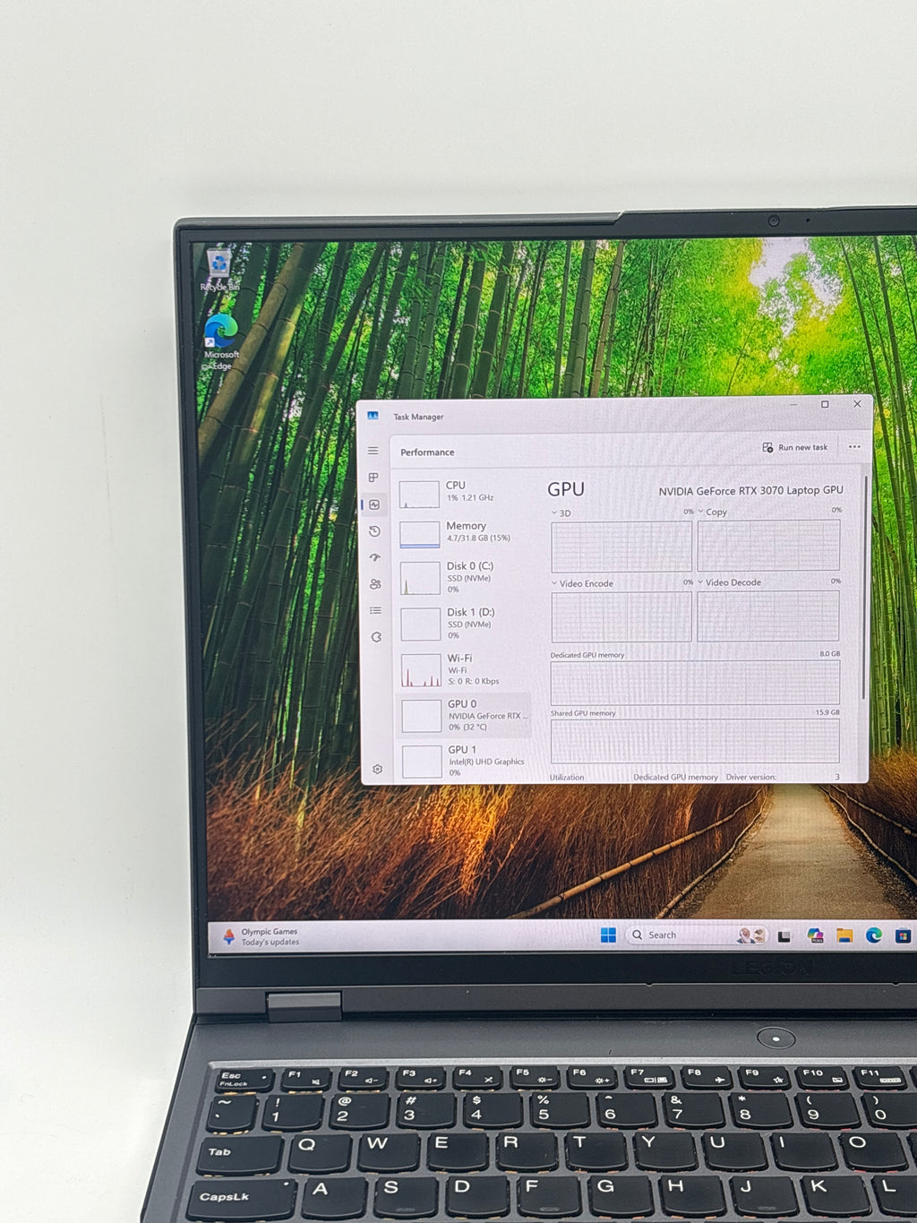 Lenovo Legion 5 Pro 16ITH6H i7-11800H 32GB RAM 2TB SSD GeForce RTX 3070