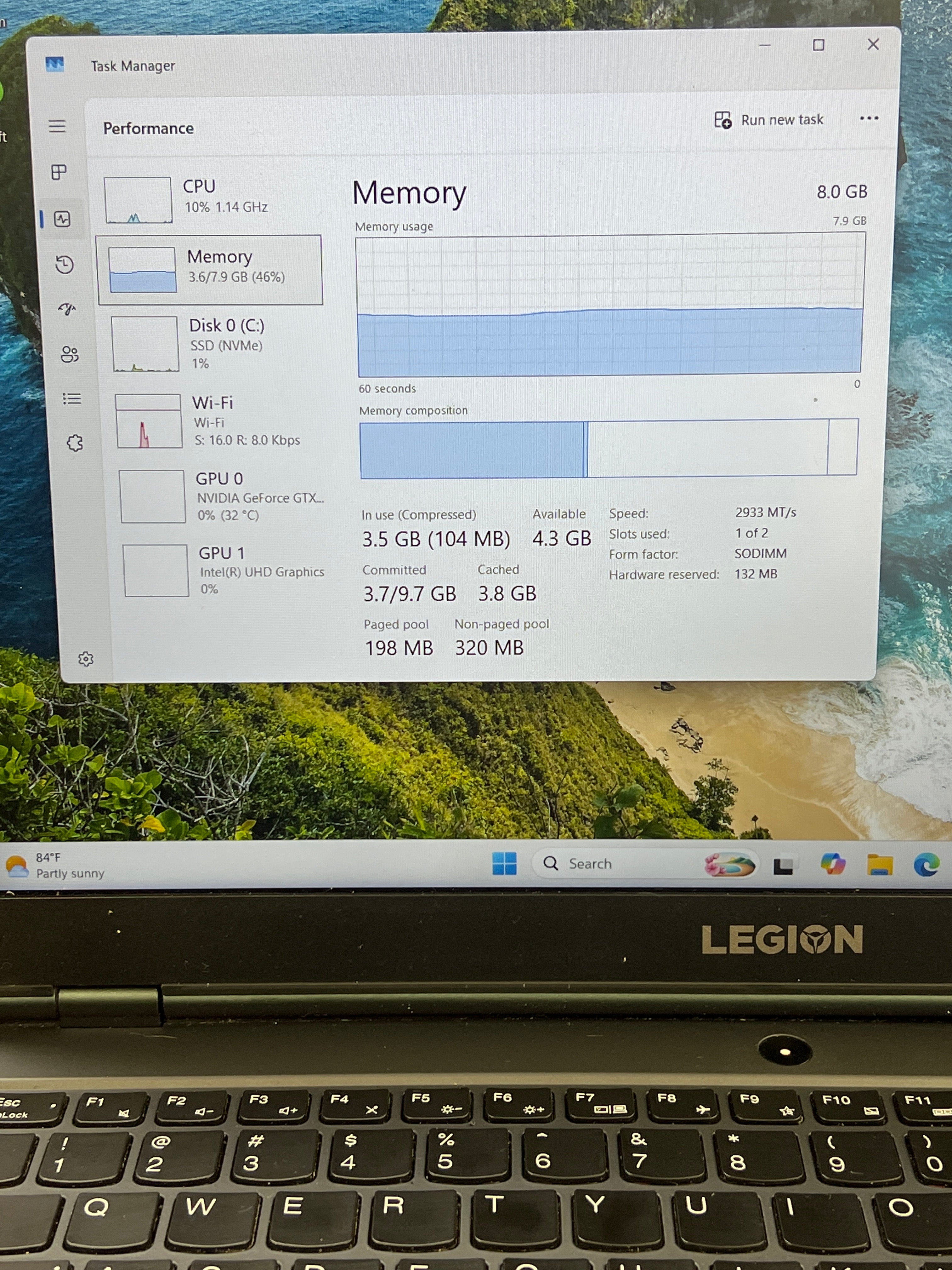Lenovo Legion 5 15IMH05H i7-10750H 8GB RAM 512GB SSD GTX 1660Ti - For Parts (Read)