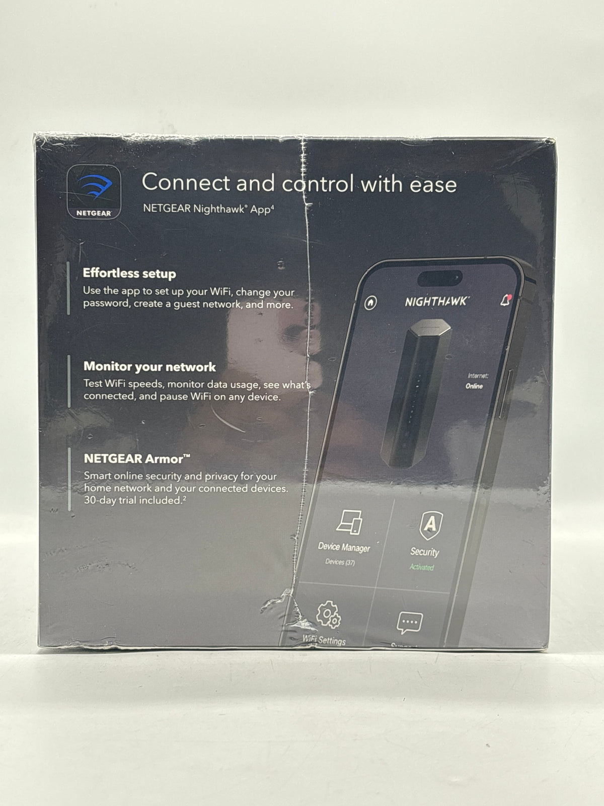 NETGEAR Nighthawk RS500 WiFi 7 Tri-Band Router Black - New