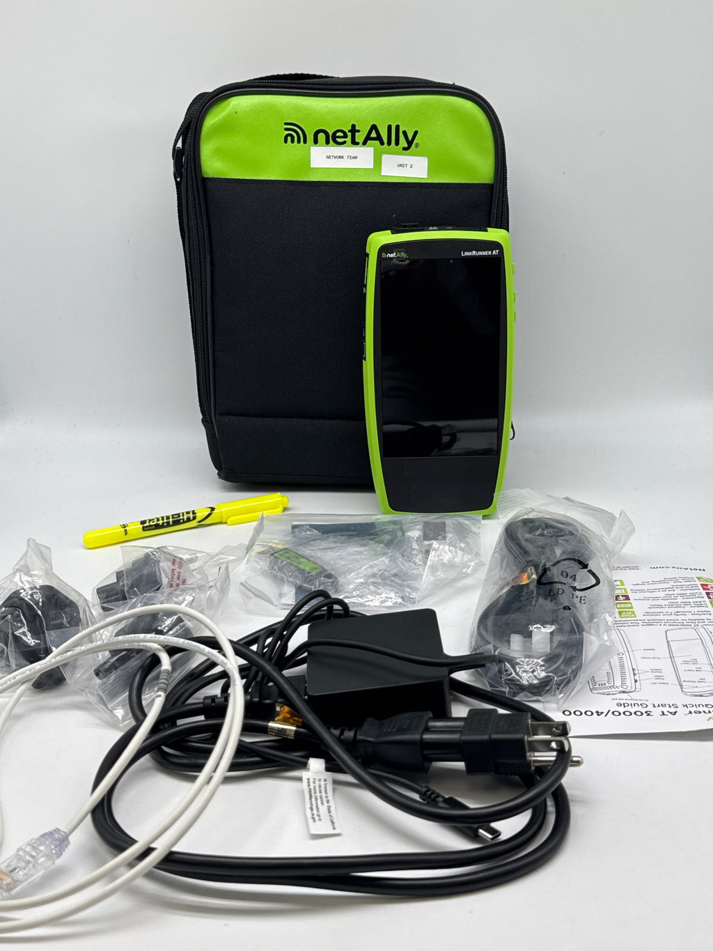 NetAlly LinkRunner LRAT-3000 Copper Fiber Ethernet Cable and Network Tester - Used