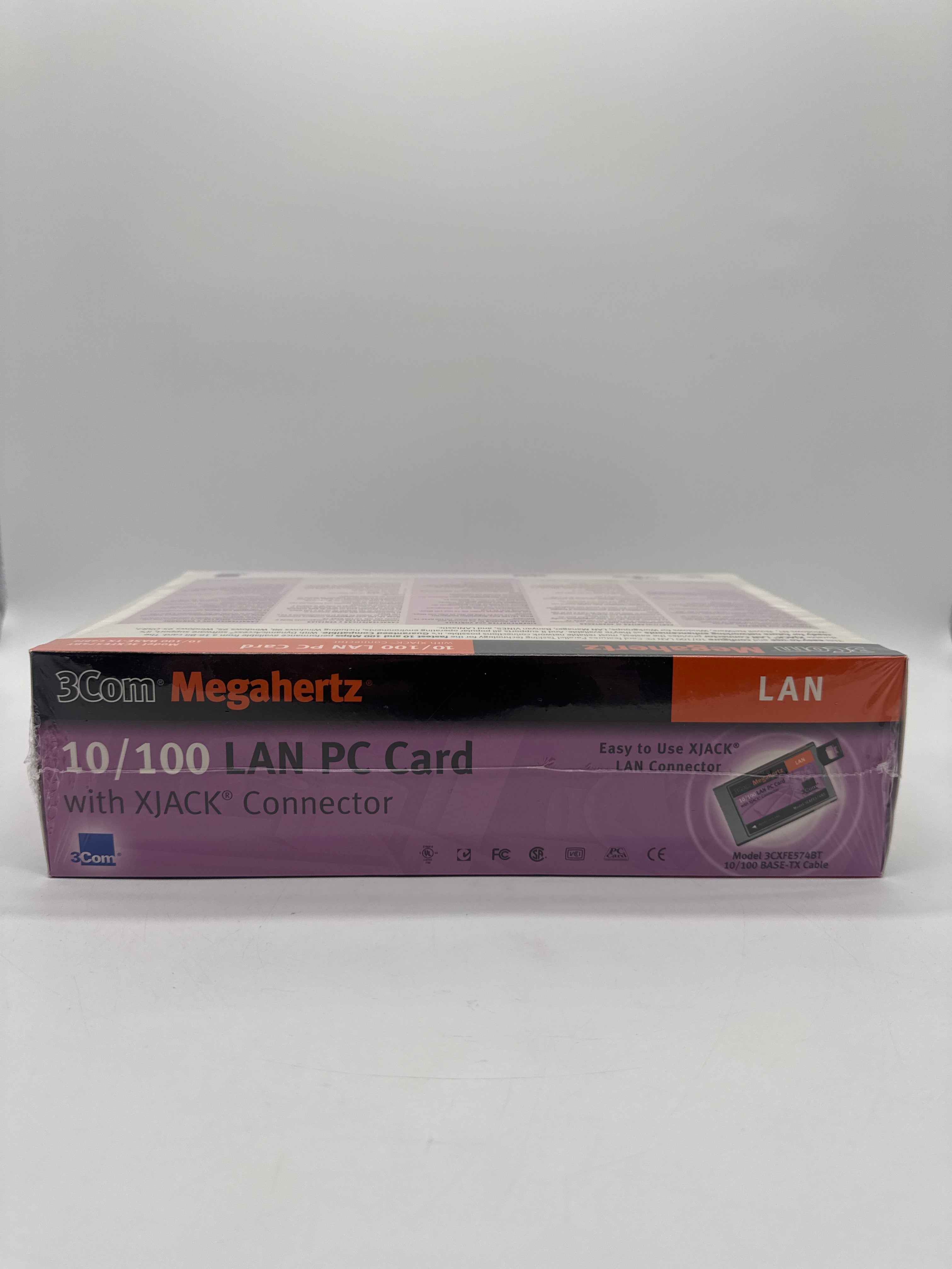 3Com 10/100 LAN PC Card 3CXFE574BT - New In Box