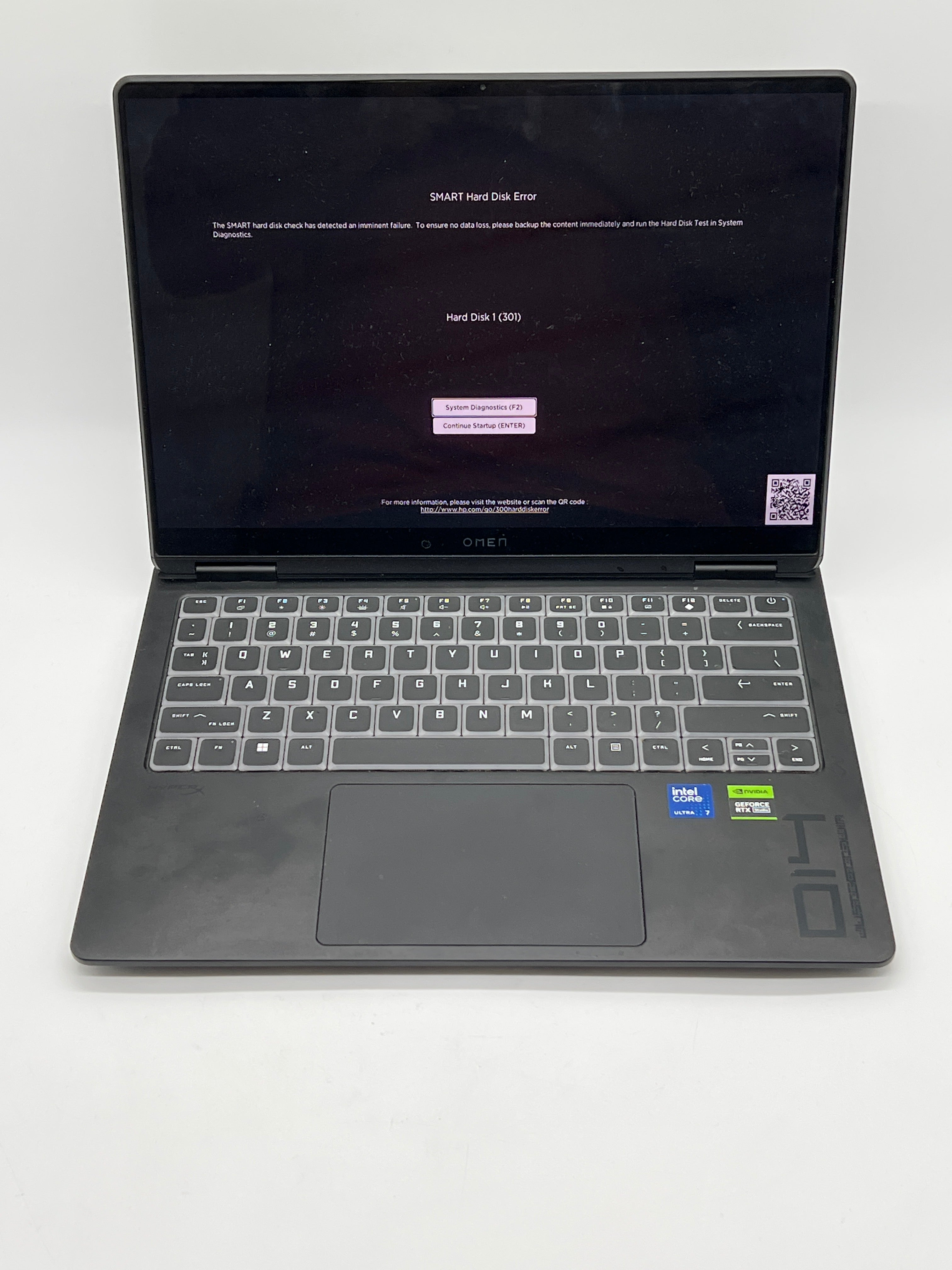 HP Omen Transcend 14 Ultra 7 16GB RTX 4060 For Parts (READ DESC)
