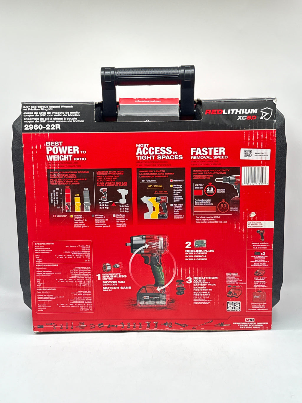 Milwaukee M18 2960-22R 18V Brushless Impact Wrench  - New In Box