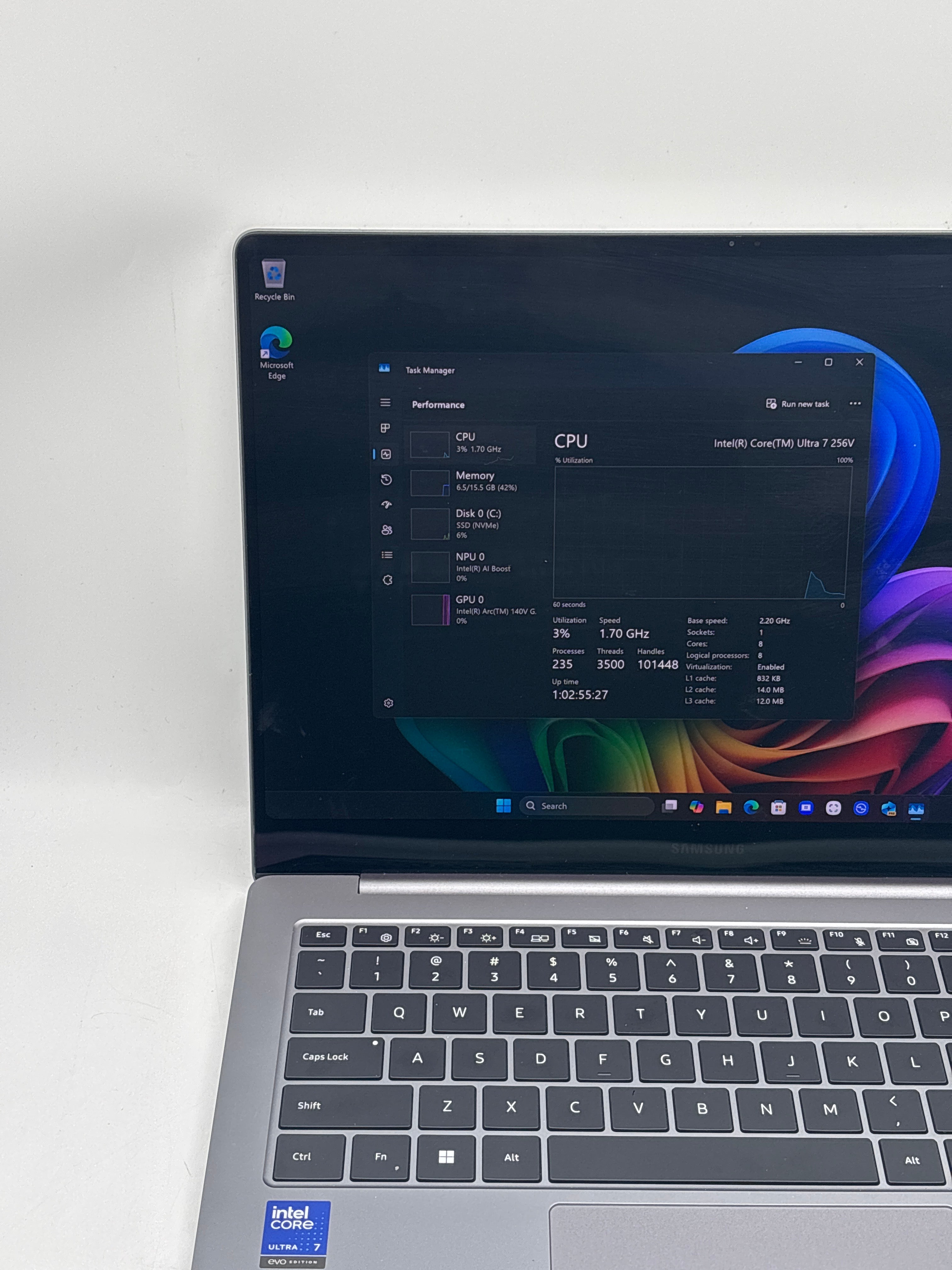 Samsung Galaxy Book NP940XHA Touch Ultra 7 256V 16GB RAM 512GB SSD Used