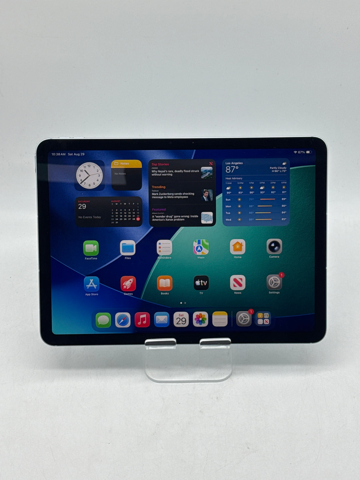 Apple iPad Air 11" M4 A3460 128GB Wi-Fi+Cellular Unlocked Blue Used w/ Box