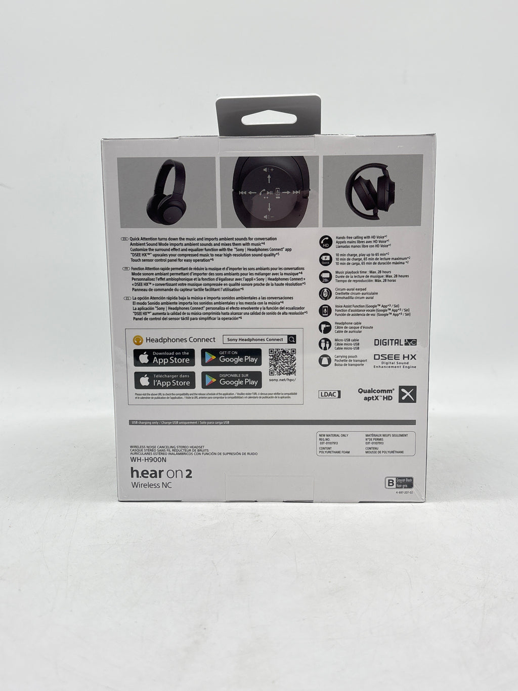 Sony WH-H900N Wireless Over-Ear Headphones - New