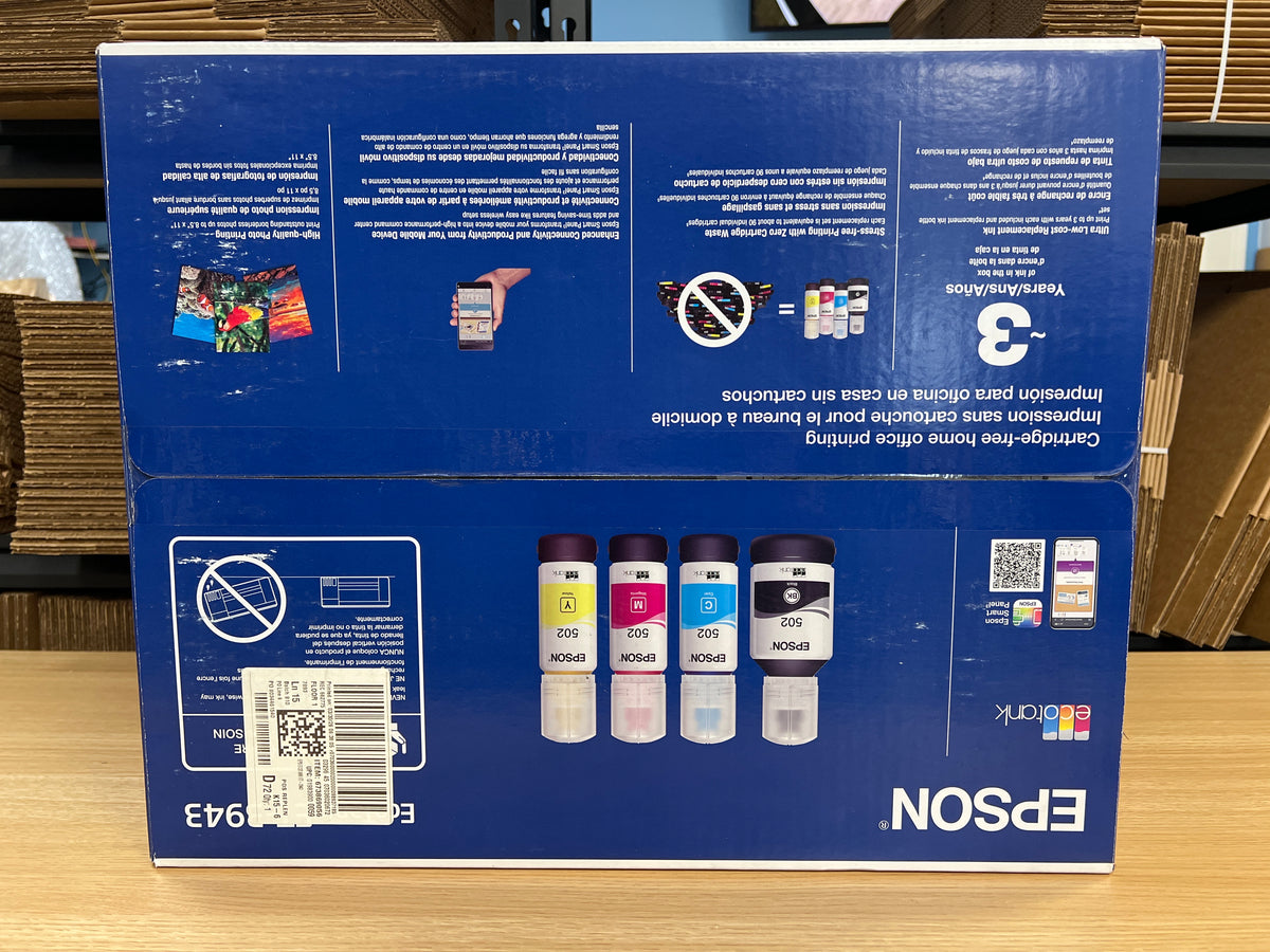 Epson EcoTank ET-3943 Wireless All-in-One Color Supertank Printer - New