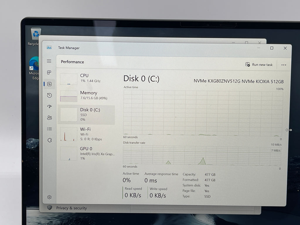 Dell XPS 13 9320 13.4in Intel i7-1360P 16GB RAM 512GB SSD Black Used