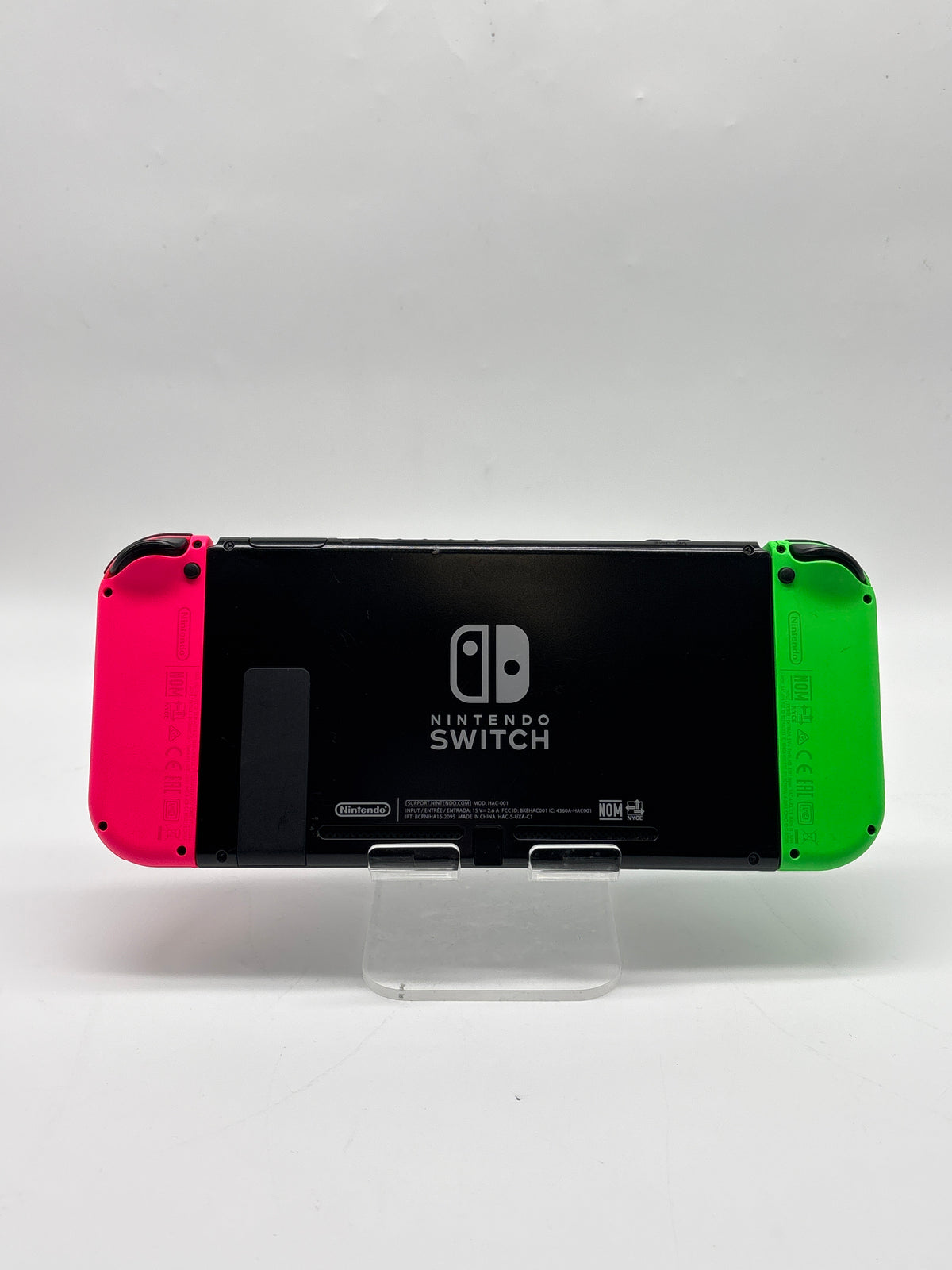 Nintendo Switch HAC-001 32GB Console Neon Joy-Cons Dock Bundle - Used