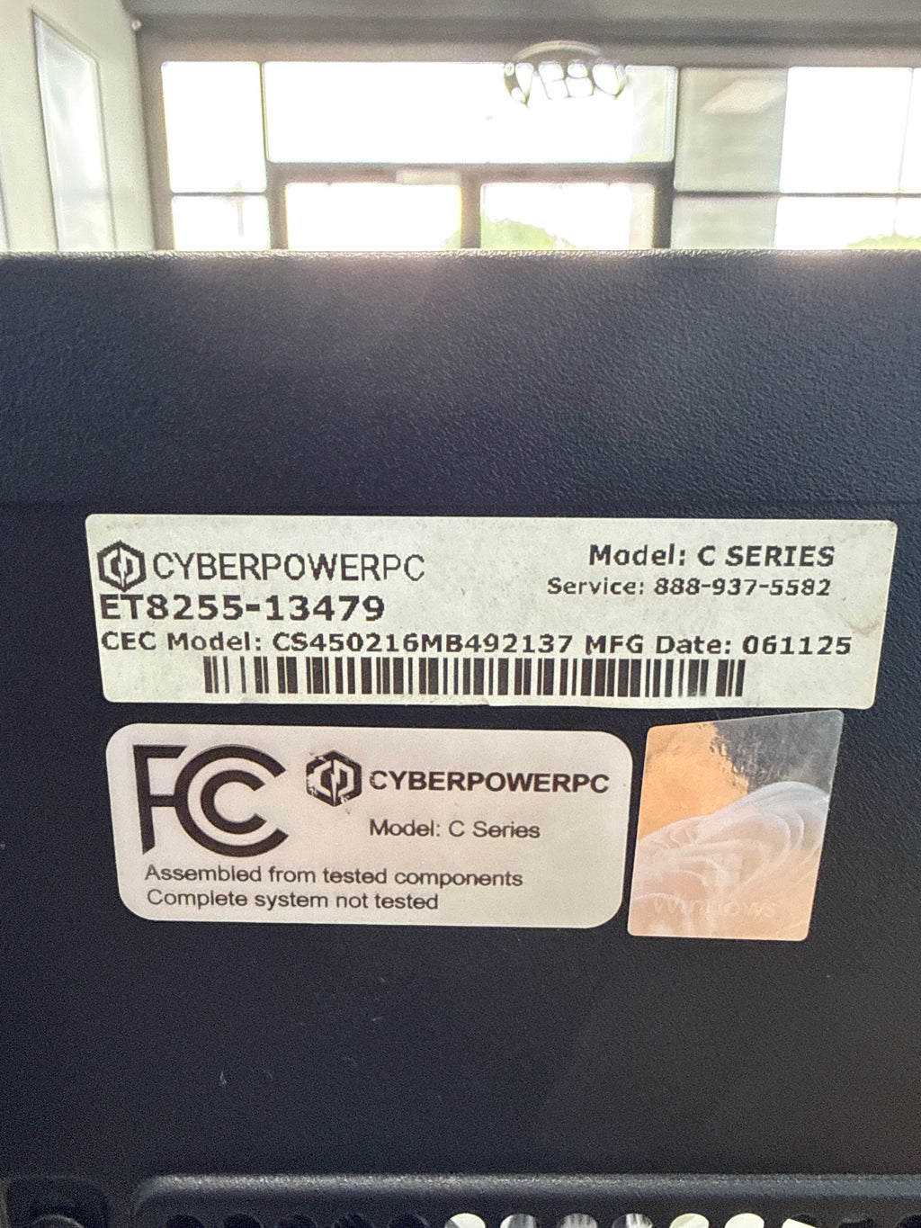 Cyberpower PC Ryzen 7 8700F 16GB RAM 1TB SSD RX 7600 - Used