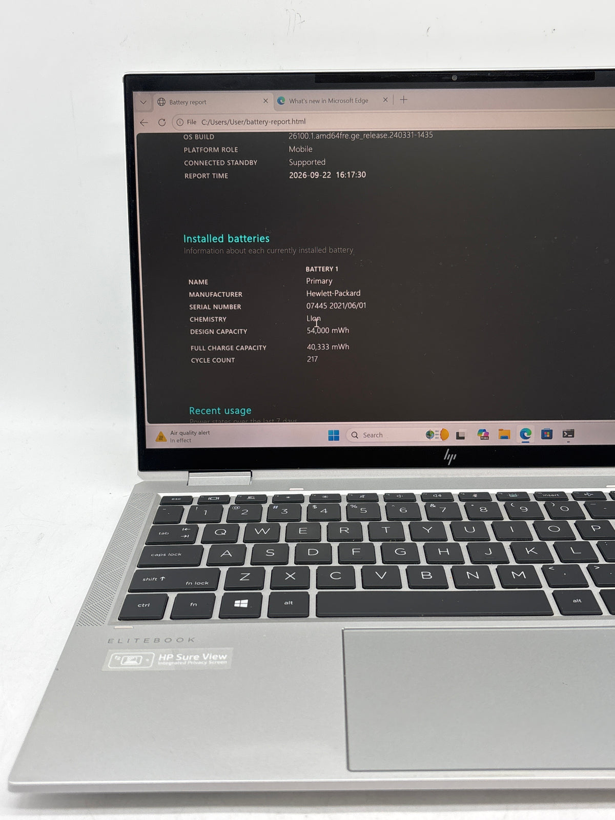 HP EliteBook x360 1040 G8 14" Core i7-1185G7 16GB RAM 512GB SSD - Used