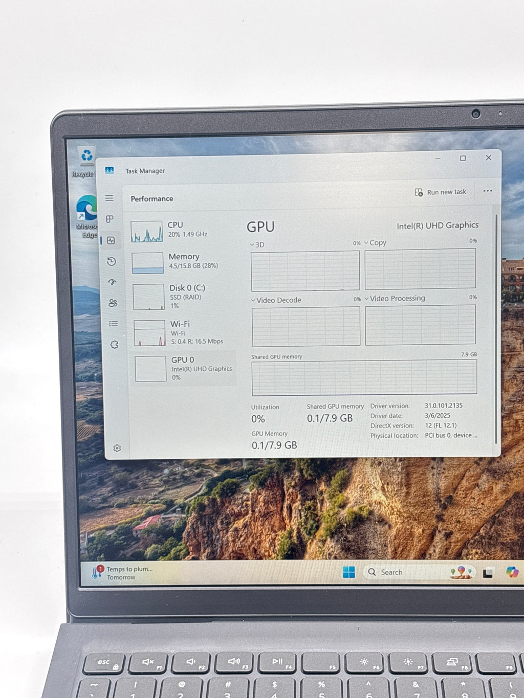 Dell Inspiron 15 3511 i5-1035G1 16GB RAM 512GB SSD