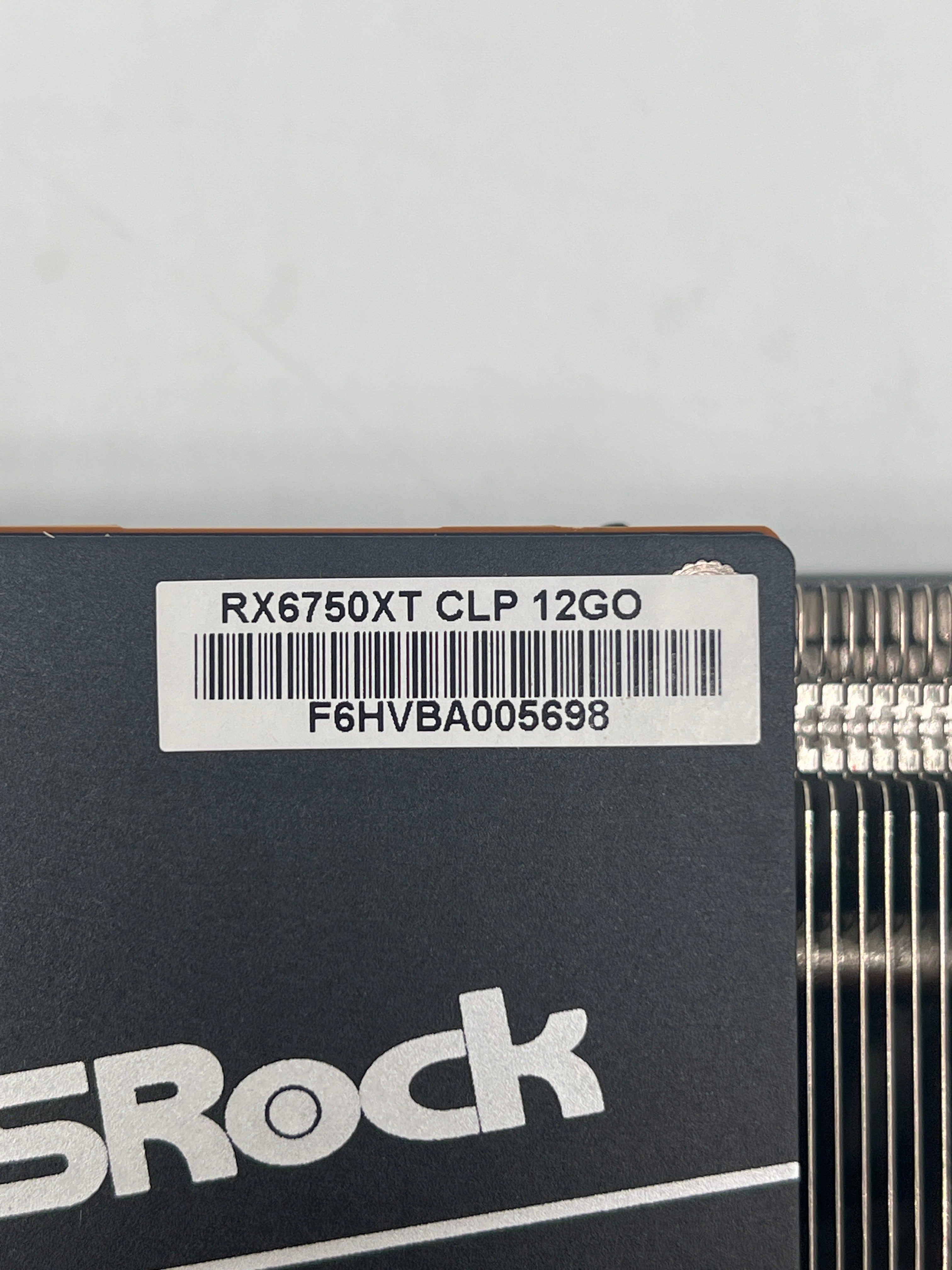 ASRock Challenger Pro OC Radeon RX 6750 XT 12GB GDDR6 GPU - Used